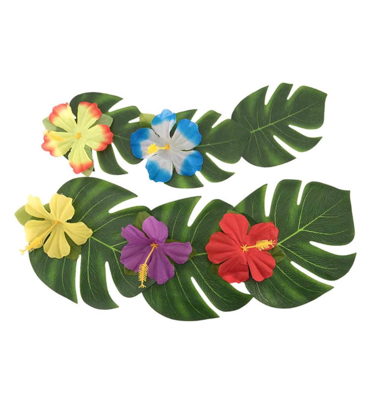 Zerodeko Personalized Gift 36 Pcs Home Decoration Supplies Artificial Leaves Fake Monstera Leaves Simulation Green Turtle Leaves Artificial Plants Household Personalised Gifts - Buy Online on GoSupps.com