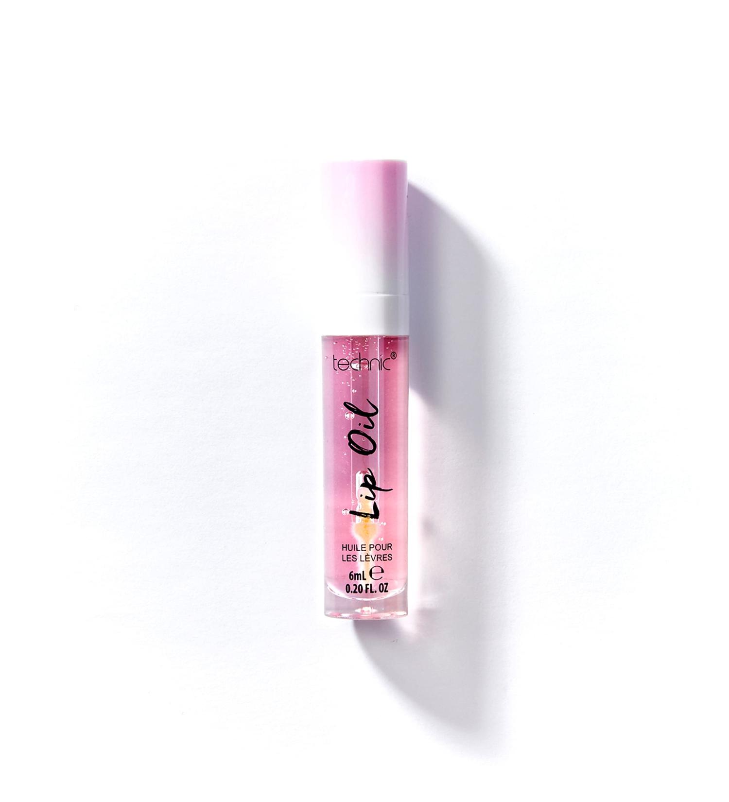 Technic Lip Oil - Strawberry Flavoured Hydrating Lip Oil - High-Shine Glossy Finish - Buy Online on GoSupps.com