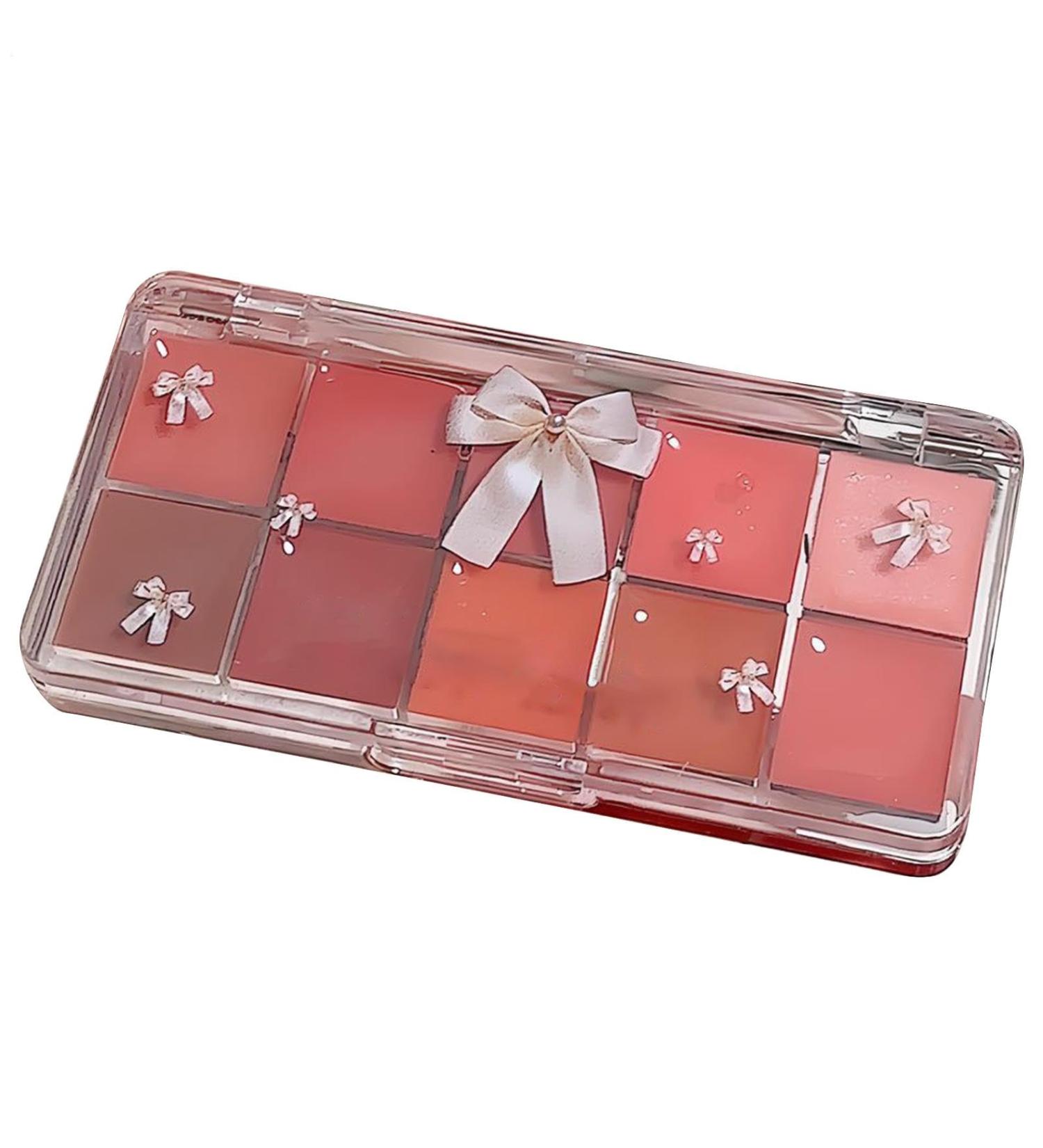  G n rique Lip Gloss Palette 10 Color Lip Paint Jelly Tinted Lip Gloss Moisturizing Lipstick Long-Lasting Makeup Kit Hydrating Soft Jelly Lips Perfect for Women and Ladies - Buy Online on GoSupps.com