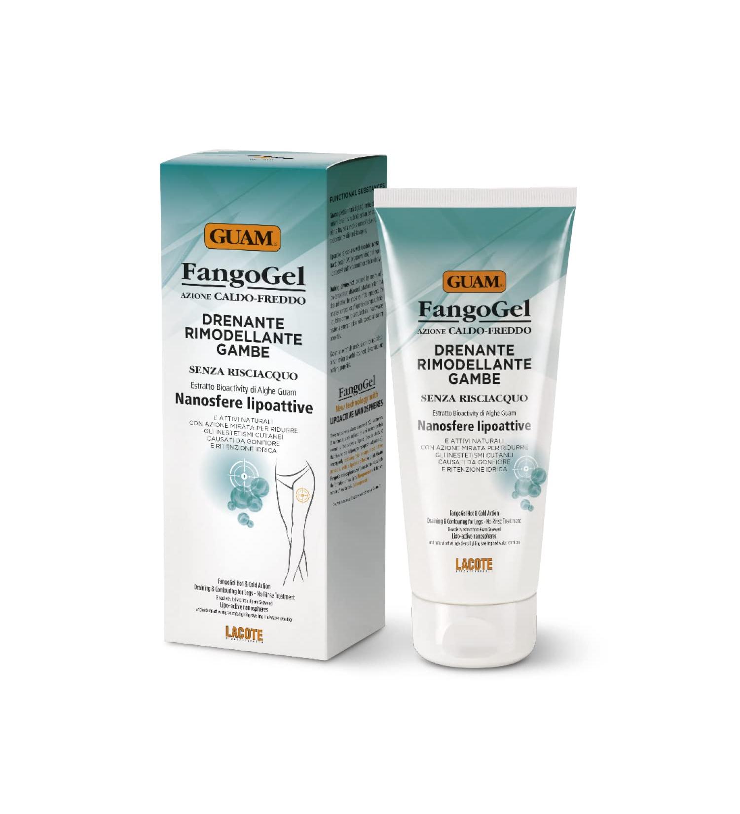 Guam Anti-Cellulite Gel 6.7oz - Effective Water Retention & Draining Solution for Women | Shop Internationally - Buy Online on GoSupps.com