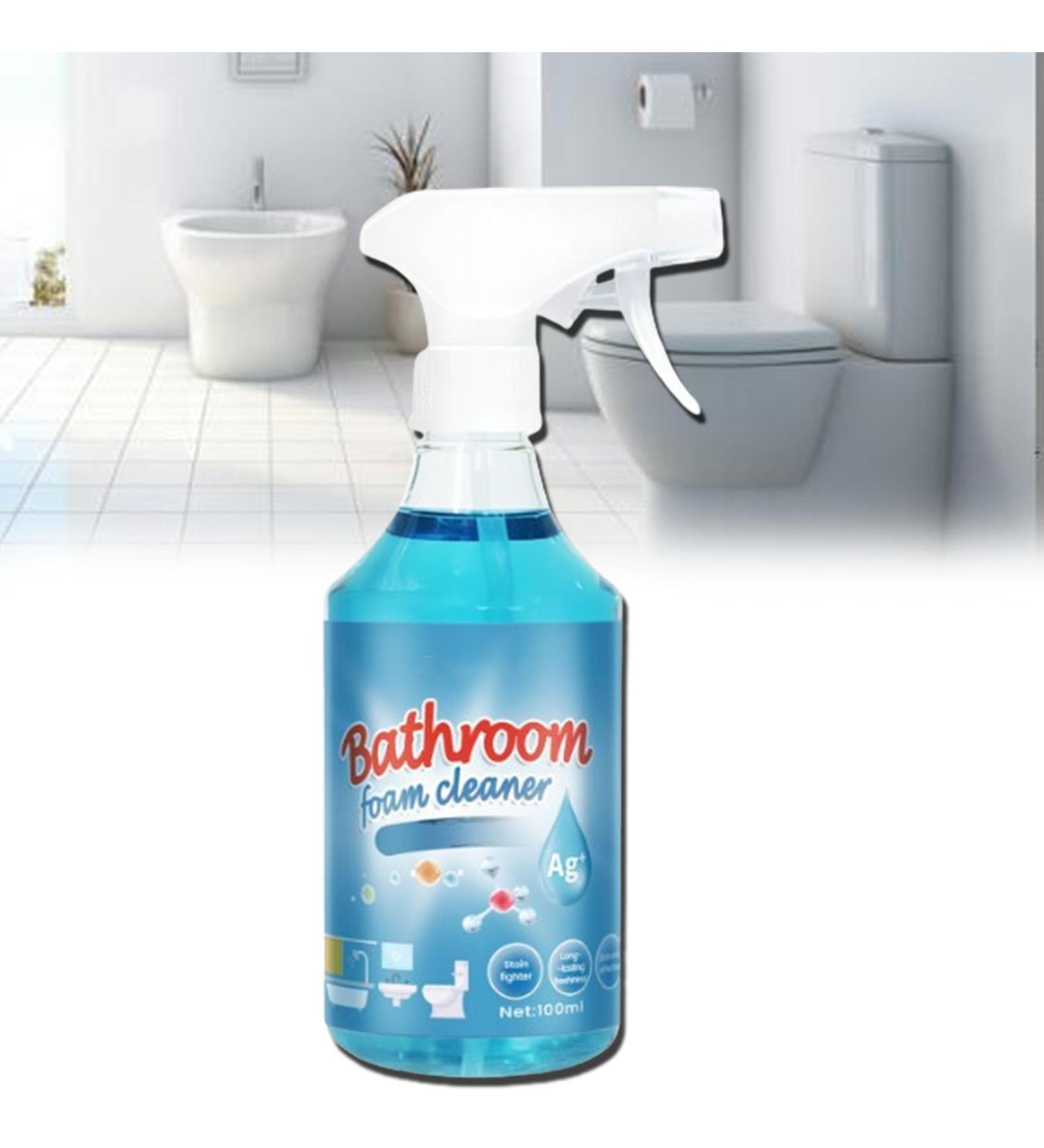 Bolac Bathroom Cleaner Bolac Bathroom Foam Cleaner Multi Function Rinse Free Cleaning Spray for Urinals Sinks Floors Glass Mirrors Bathtubs (1pcs) - Buy Online on GoSupps.com