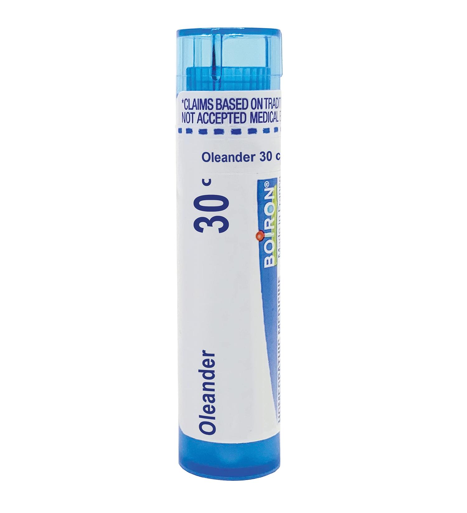 Boiron Oleander 30C MD - 80 Pellets for Flatulence Relief & Incontinence | International Shipping Available - Buy Online on GoSupps.com