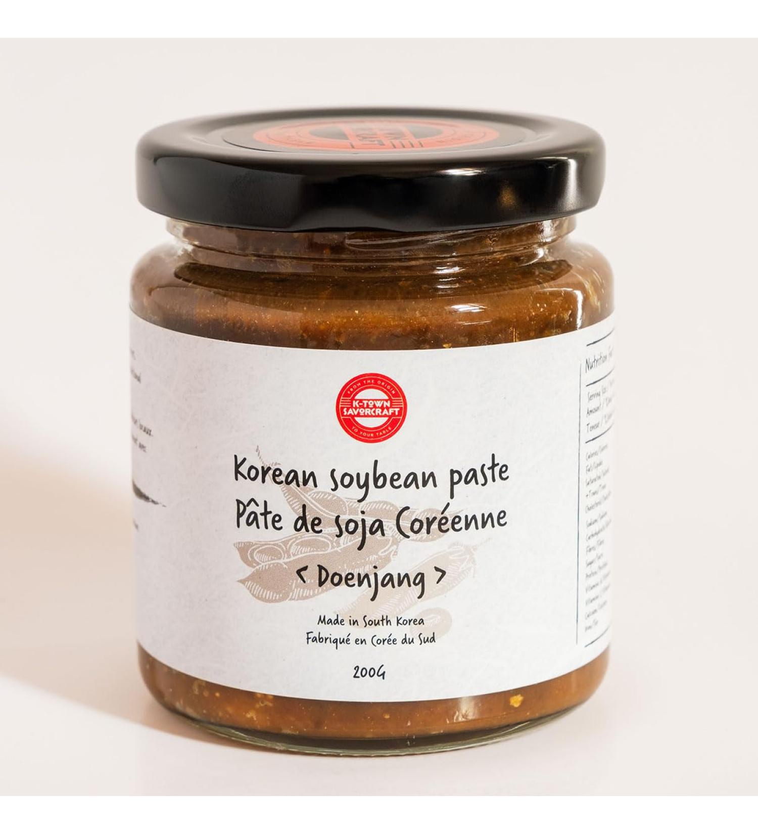 Traditional Doenjang paste from South Korea - Rare in the market. Only 2 best ingredients. Aged in clay pots for over 2 years. Direct from local Korean producer. Great base for Ssamjang sauce and stew. 200 gram - Buy Online on GoSupps.com