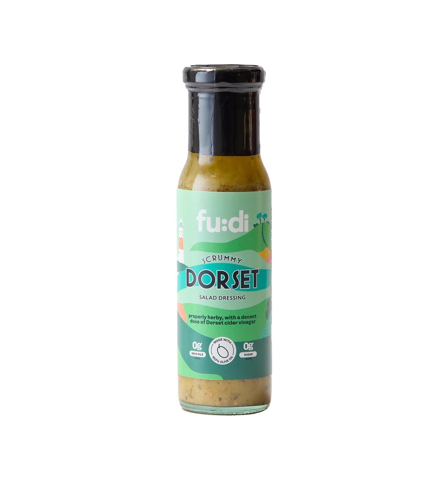 fu:di - Dorset Salad Dressing Rich and Herby Authentic Flavour No Added Sugar No Seed Oil Low Carb (230g) - Buy Online on GoSupps.com