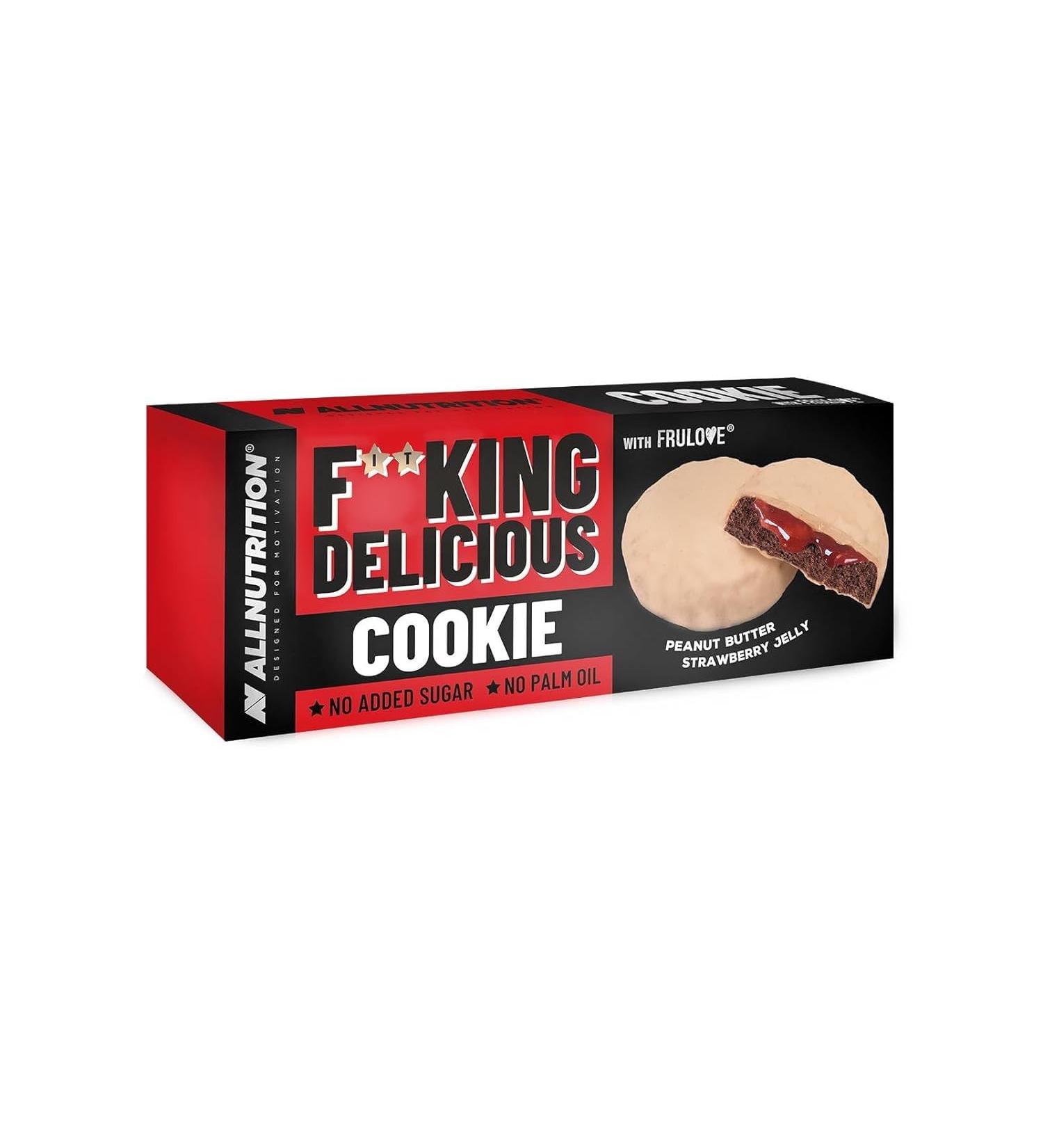 Allnutrition Fitking Delicious Cookie Peanut Butter Strawberry Jelly 128G - Buy Online on GoSupps.com