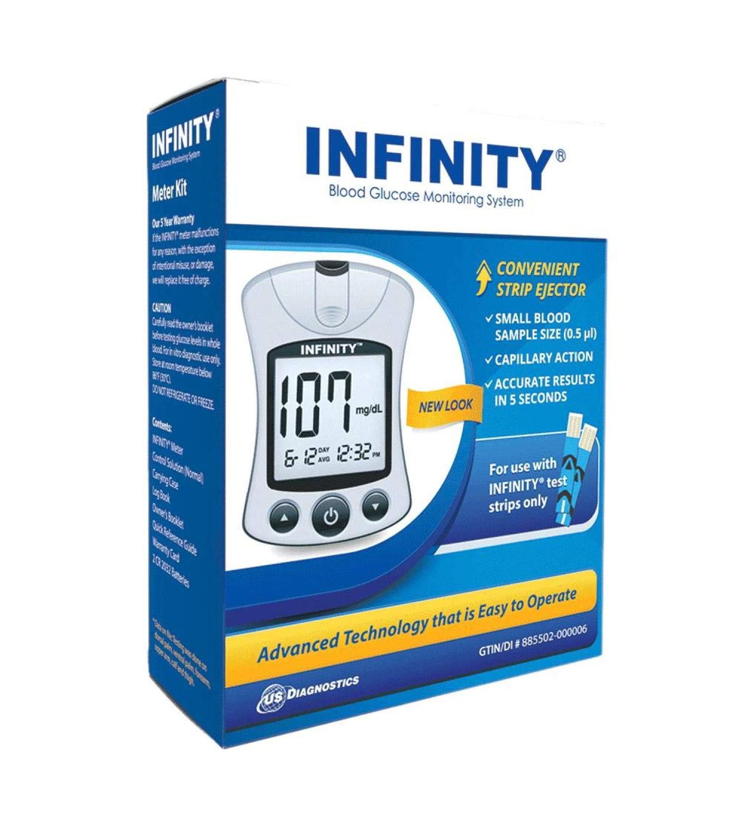Infinity Automatic Coding Blood Glucose Monitoring System (Monitor only)  Model: G5-003SK - 1 ea
