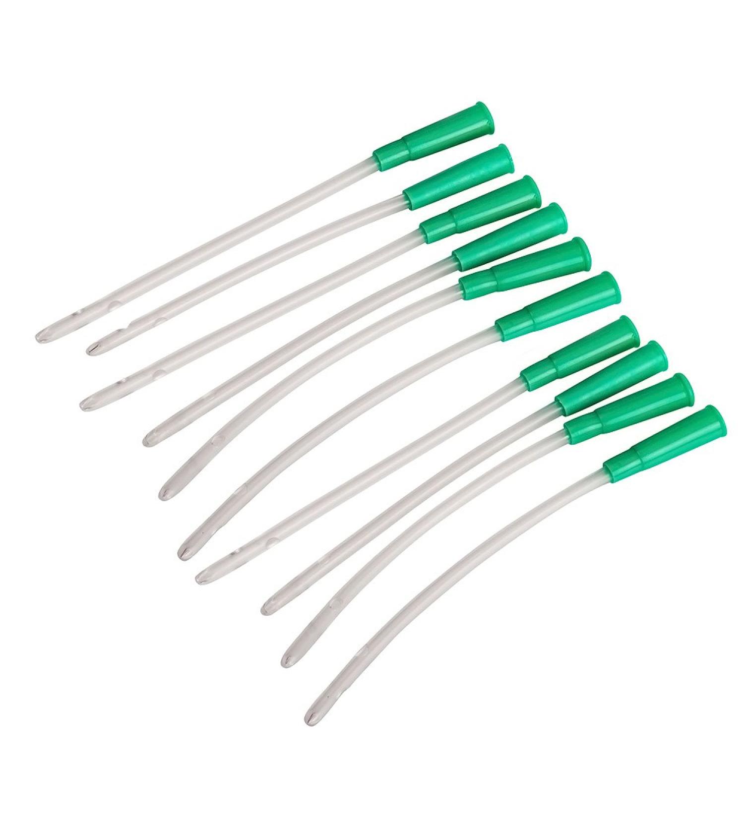 HealthAndYoga(TM) Enema Supplies Set of 10 Short 15cm Colon Tips - Medical Grade, Discomfort-Free Insertion - Flexible Rounded End - Saver Pack (14 FR) - Buy Online on GoSupps.com