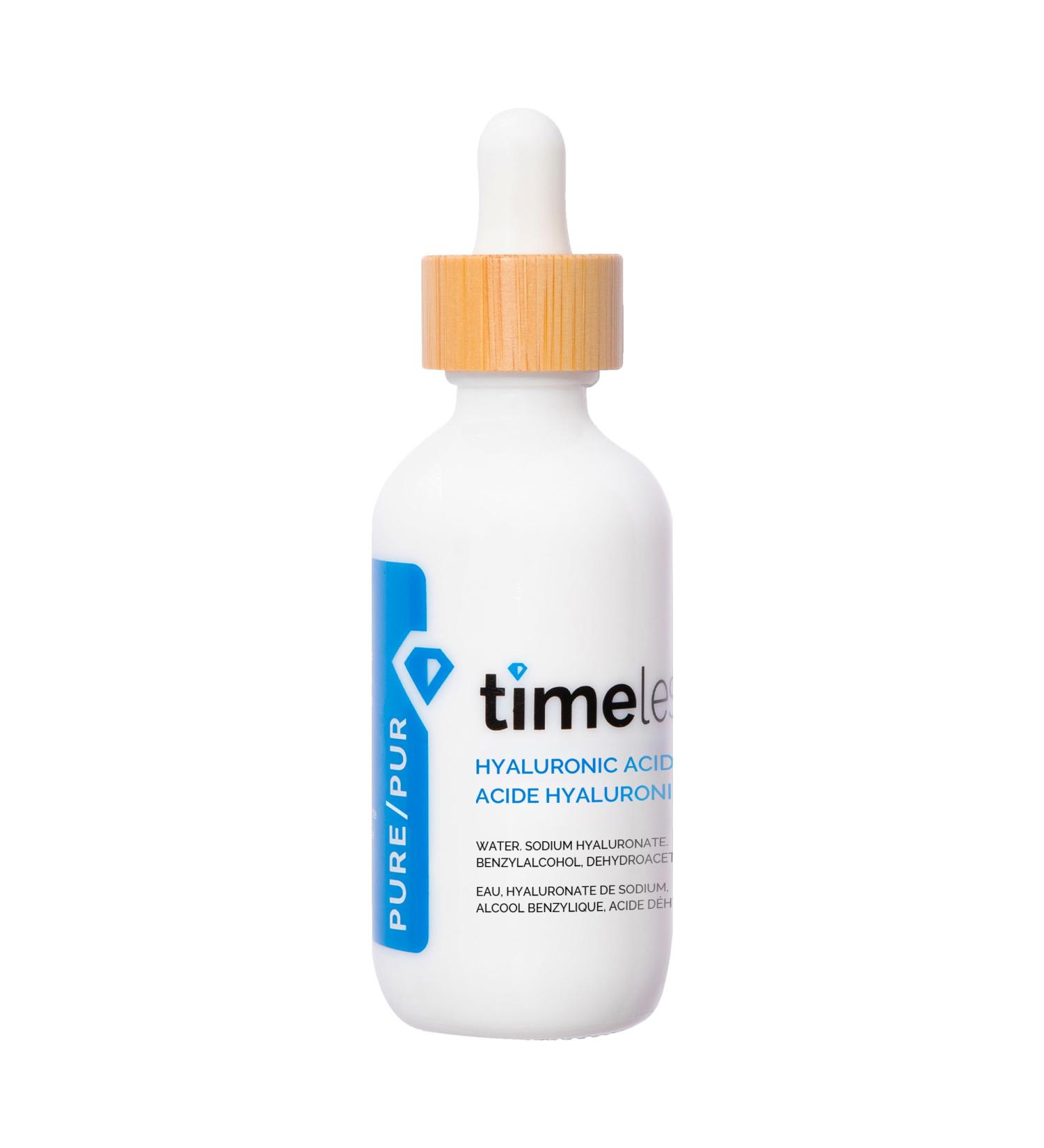 Timeless Hyaluronic Acid 100 Percent Pure Serum Unisex 2 oz - Buy Online on GoSupps.com