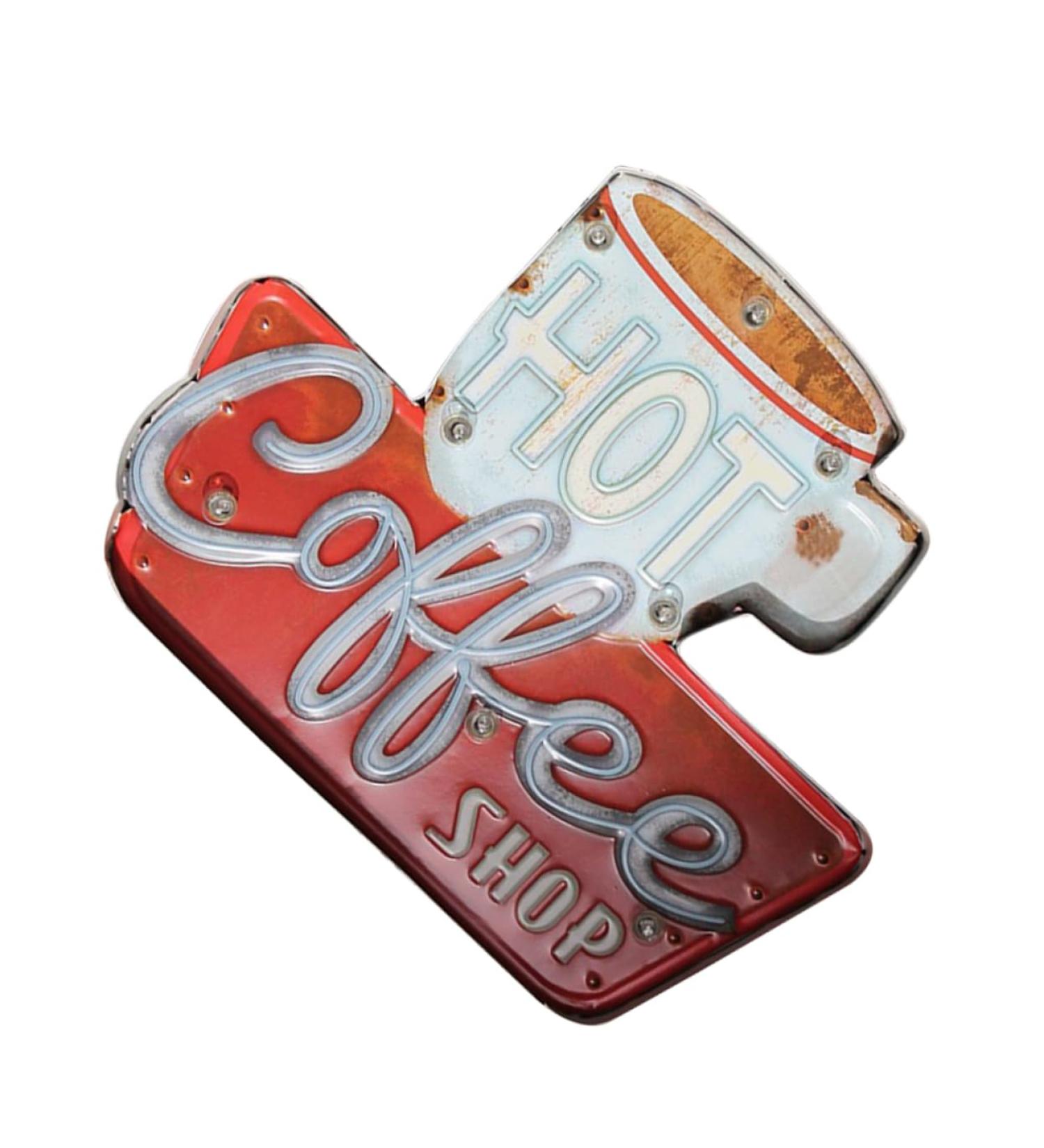 OSALADI Emblems Store Led Light Creative Light Sign Led Wall Light The Sign Wall Decoration Coffee - Buy Online on GoSupps.com