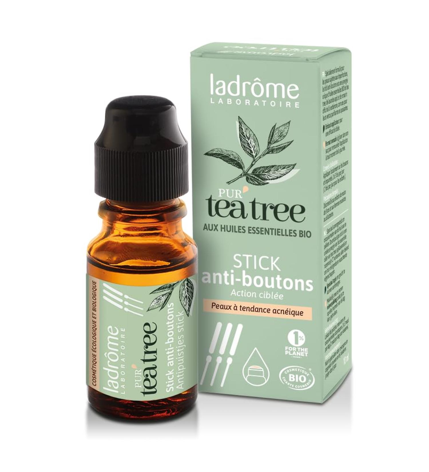 Ladr me Anti-Blemish Stick Pure Tea Tree Organic 10ml - Buy Online on GoSupps.com