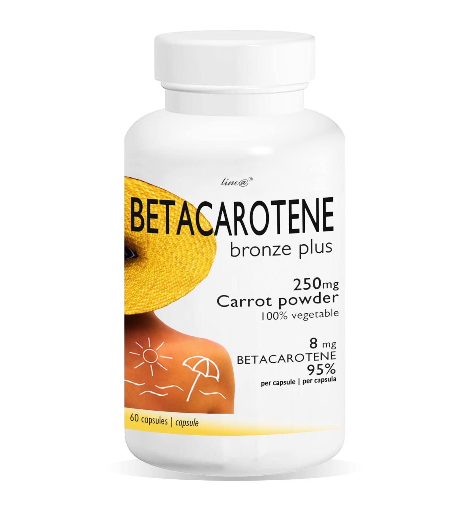 Buy BETACAROTENE BRONZE PLUS - 2 Month Treatment 60 Capsules for Long-lasting Tan | International Shipping - Buy Online on GoSupps.com