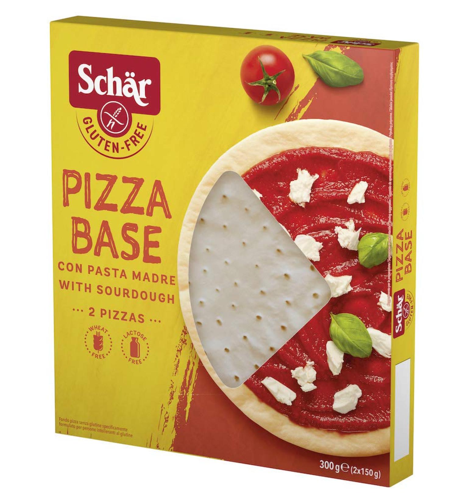 Schar Gluten-Free Pizza Base with Pasta Madre - 2 x 150g | Best International Shipping - Buy Online on GoSupps.com