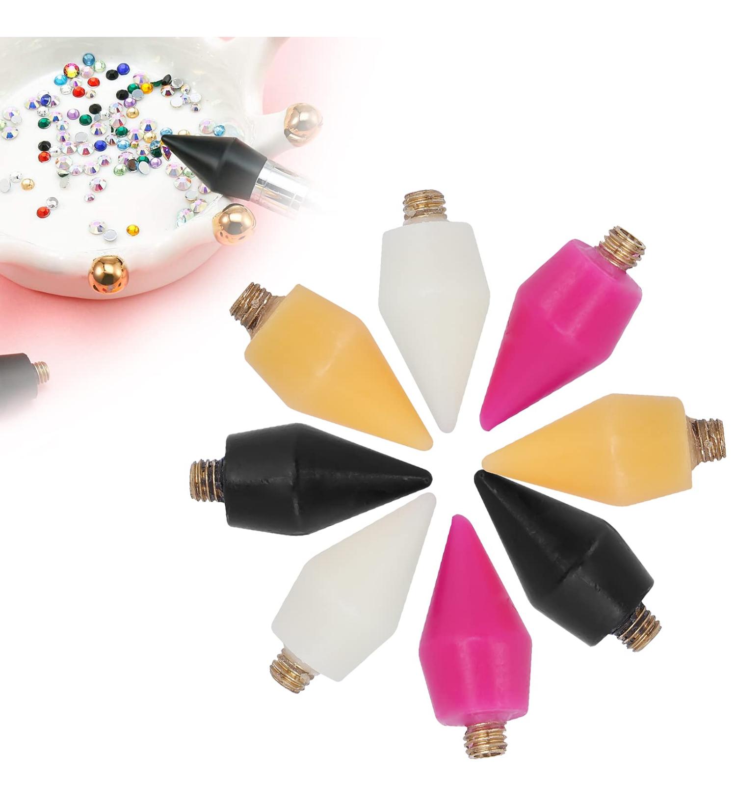 8 Wax Replacement Tips & Nail Strass Pickers | Puncture Pen for Nail Jewelry & Watchdog Accessories - International Shipping - Buy Online on GoSupps.com