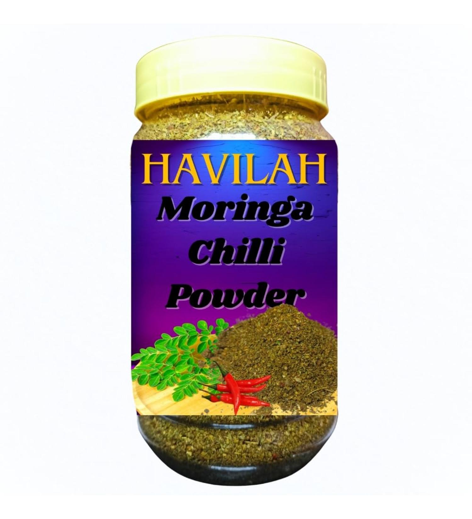 Havilah Moringa Chilli powder 250 g Moringa karam podi Munaga chilli Karam Superfood for Cooking Fibre Rich munaga aku Karam Podi Moringa Spice Powder - Buy Online on GoSupps.com