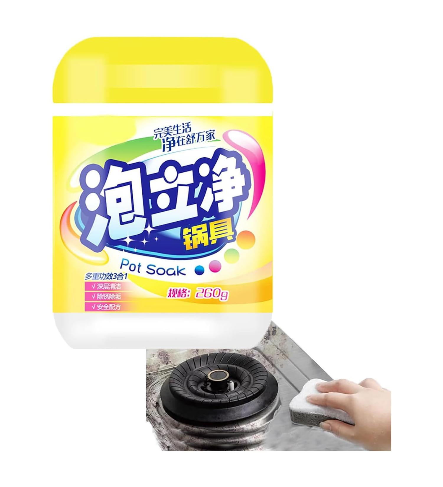 All-Purpose Degreaser For Heavy-Duty Cleaning Powerful All Purpose Cleaning Powder Oven Cleaner Oven Cleaner Heavy Duty Dry Foam Cleaner Stove Cleaner Kitchen Cabinet Grease Remover (1PC 260g) 1PC 260g - Buy Online on GoSupps.com