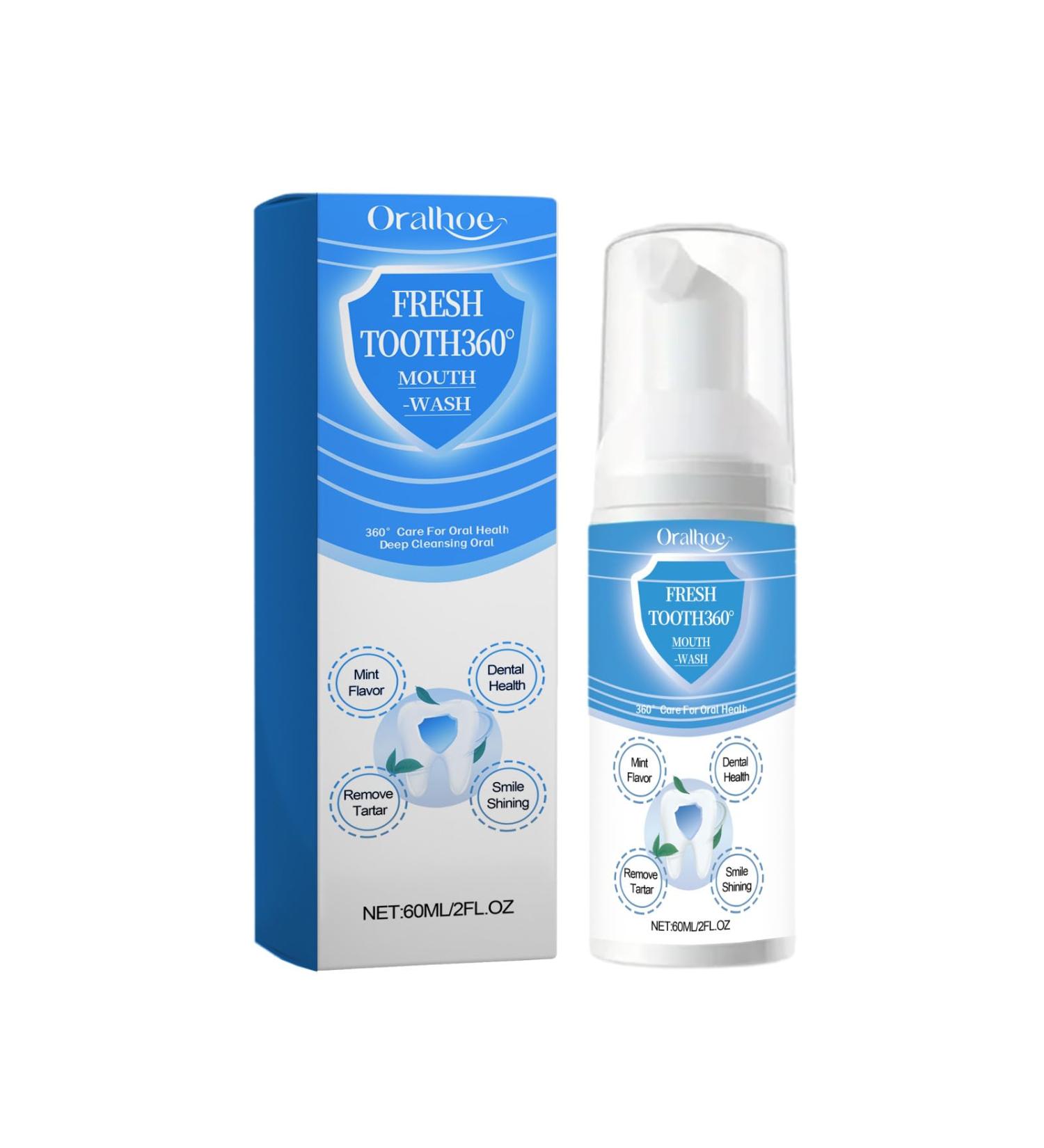 Whitening Toothpaste Mousse 60ml Brighten Teeth Remove Stains & Color Correction Foam for White Teeth | 1PC - Buy Online on GoSupps.com