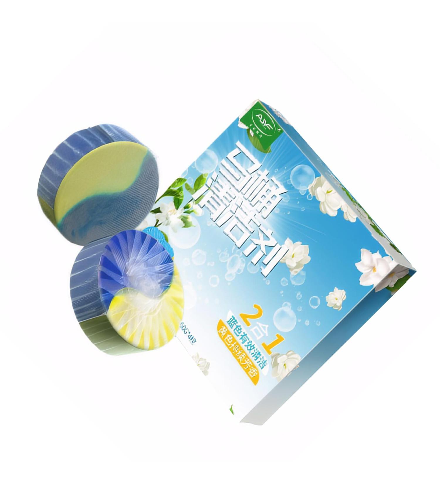 rongweiwang Toilet Bowl Cleaner Deep Cleaning Formula For Home And Offices Cleans Freshens With Every Flush ABS Toilet Freshener Gardenia fragrance - Buy Online on GoSupps.com