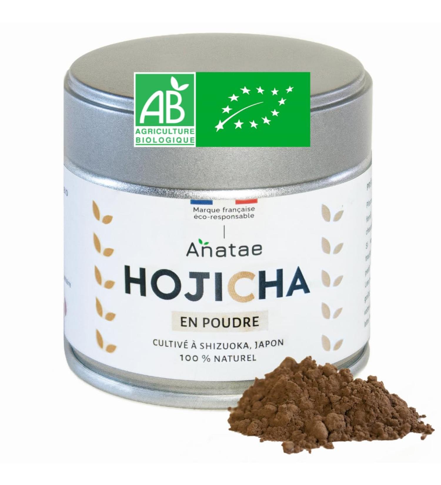 Anatae Marque fran aise - Th Hojicha bio japonais - 100% poudre de th vert hojicha bio pour hojicha traditionnel hojicha latte ou p tisserie - Origine Shizuoka Japon. 30 g (30) - Buy Online on GoSupps.com