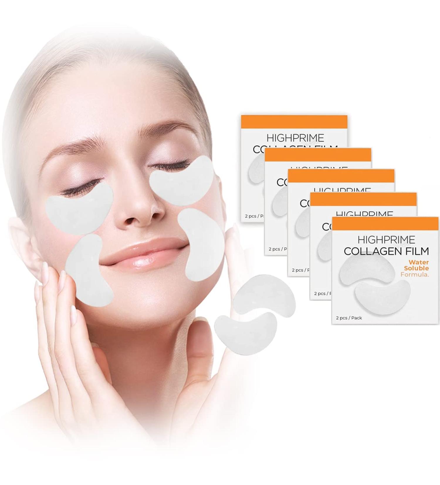 DERMANCE Korea Highprime Collagen Soluble Film - Lighten Dark Circles and Bags Under the Eyes Anti-wrinkle Lifting and Firming Mask (5box) - Buy Online on GoSupps.com