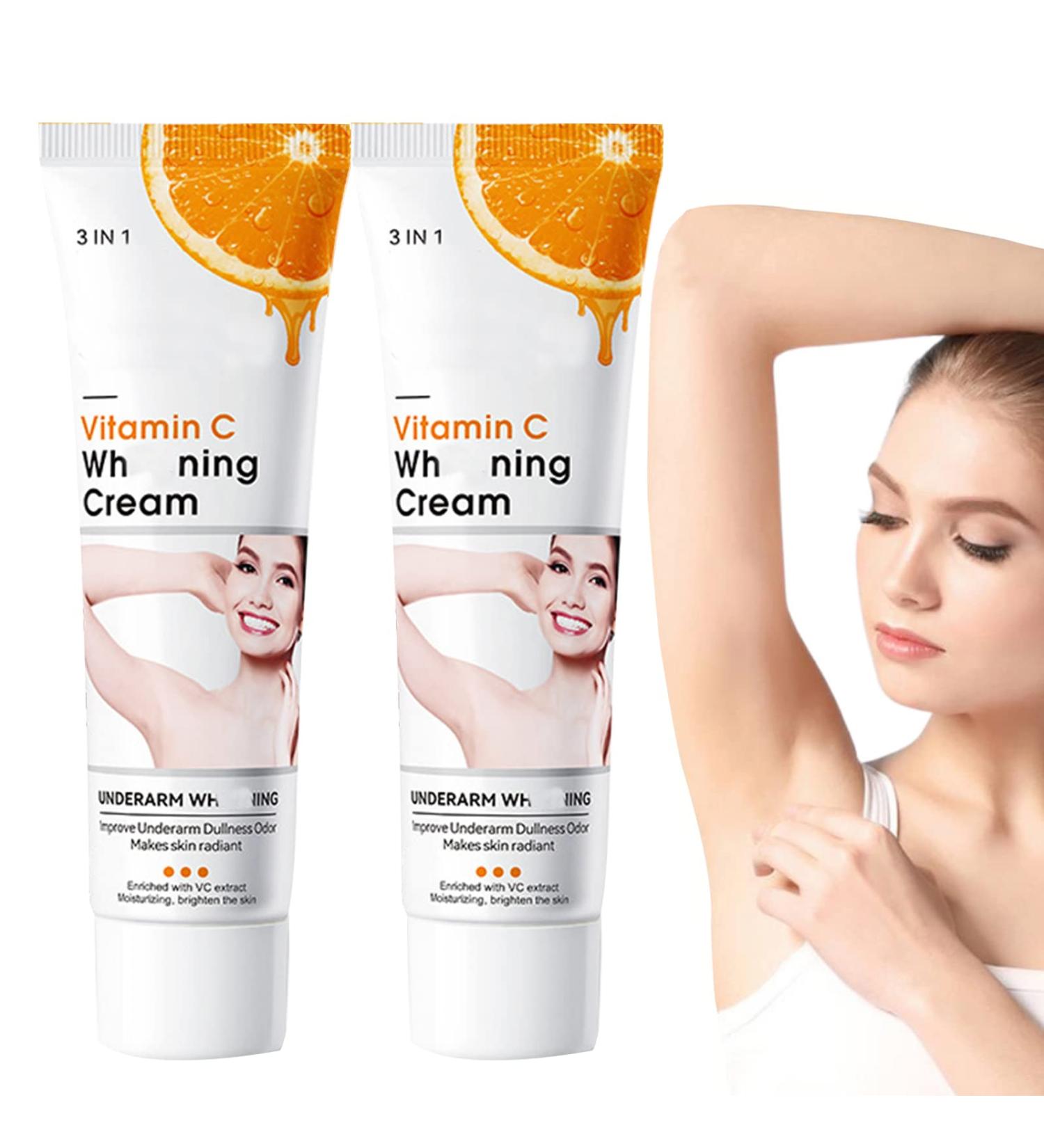 Dark Spot Corrector Cream for Inner Thighs, Legs, Underarms & Knees - Natural Formula - 2pcs - Buy Online on GoSupps.com