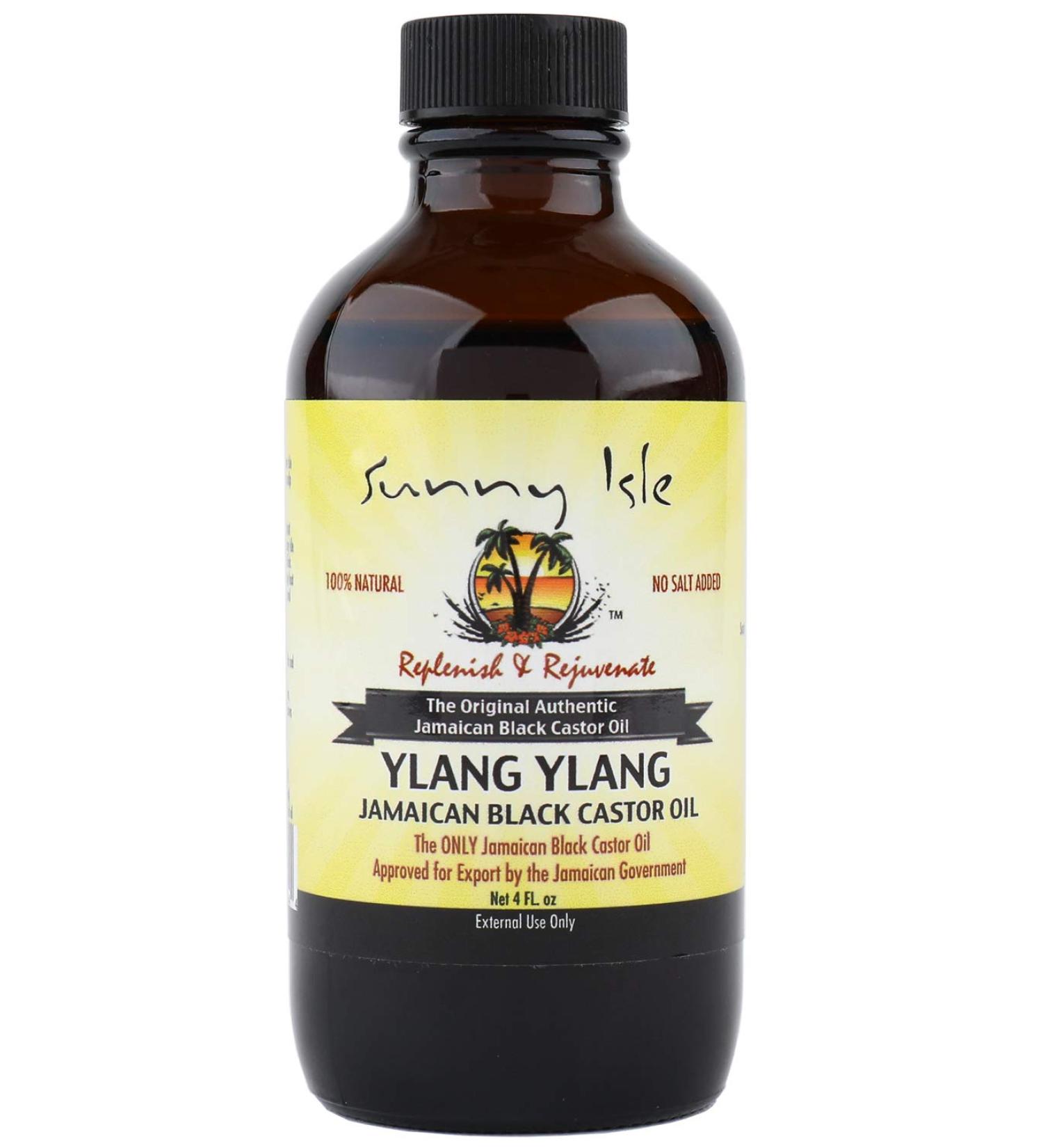 Sunny Isle Ylang Ylang Jamaican Black Castor Oil 4oz | Premium Hair & Skin Care | Free International Shipping - Buy Online on GoSupps.com