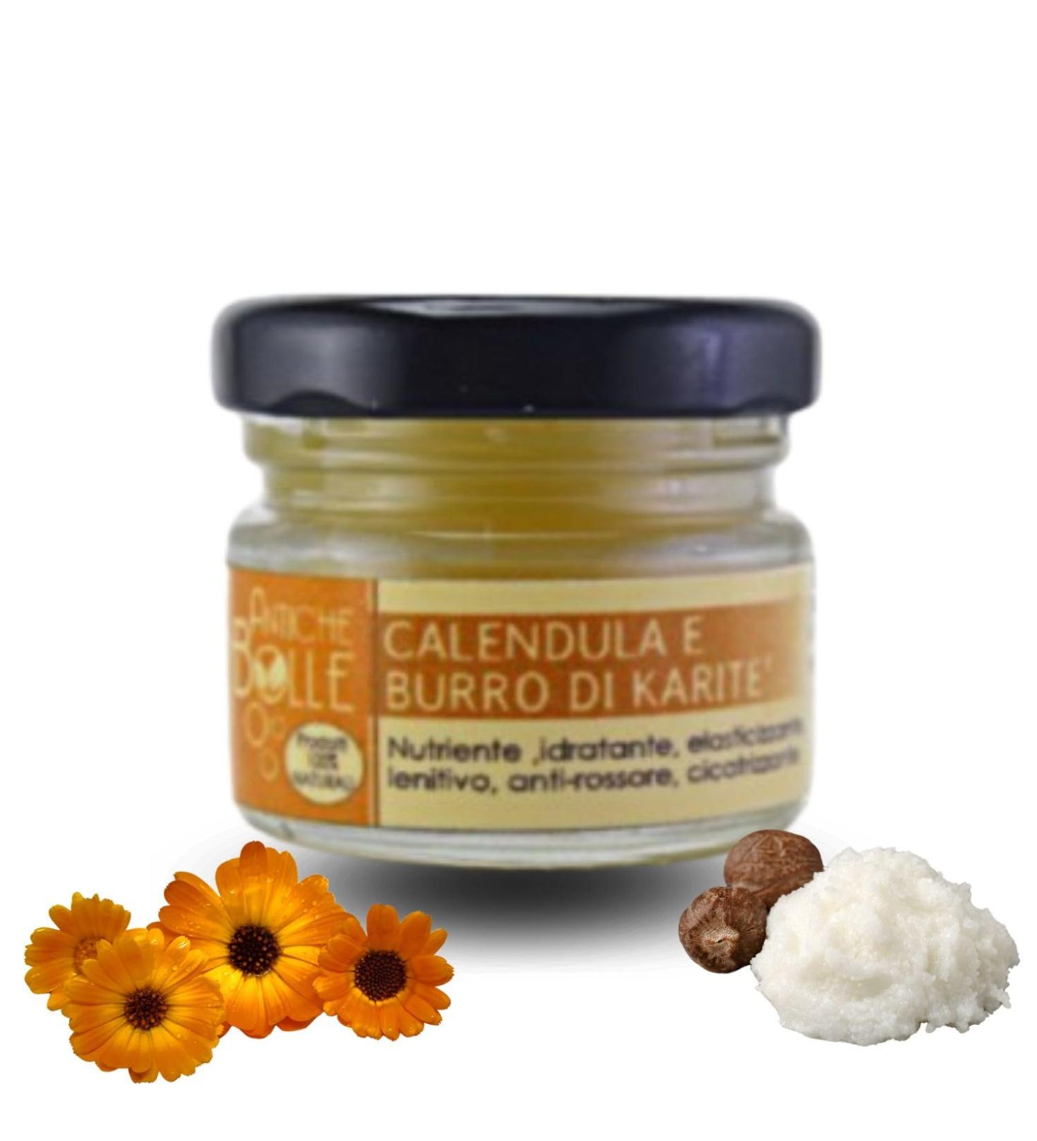  Antiche Bolle Natural ointment with calendula and shea butter - Soothing and moisturizing for atopic dermatitis dry and sensitive skin - 30g - Buy Online on GoSupps.com