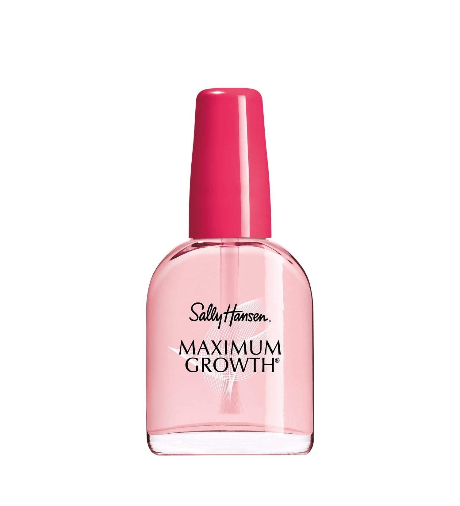 Sally Hansen Maximum Growth Clear Nail Strengthener - 0.45oz Triple-Protection Silk Formula - Buy Online on GoSupps.com