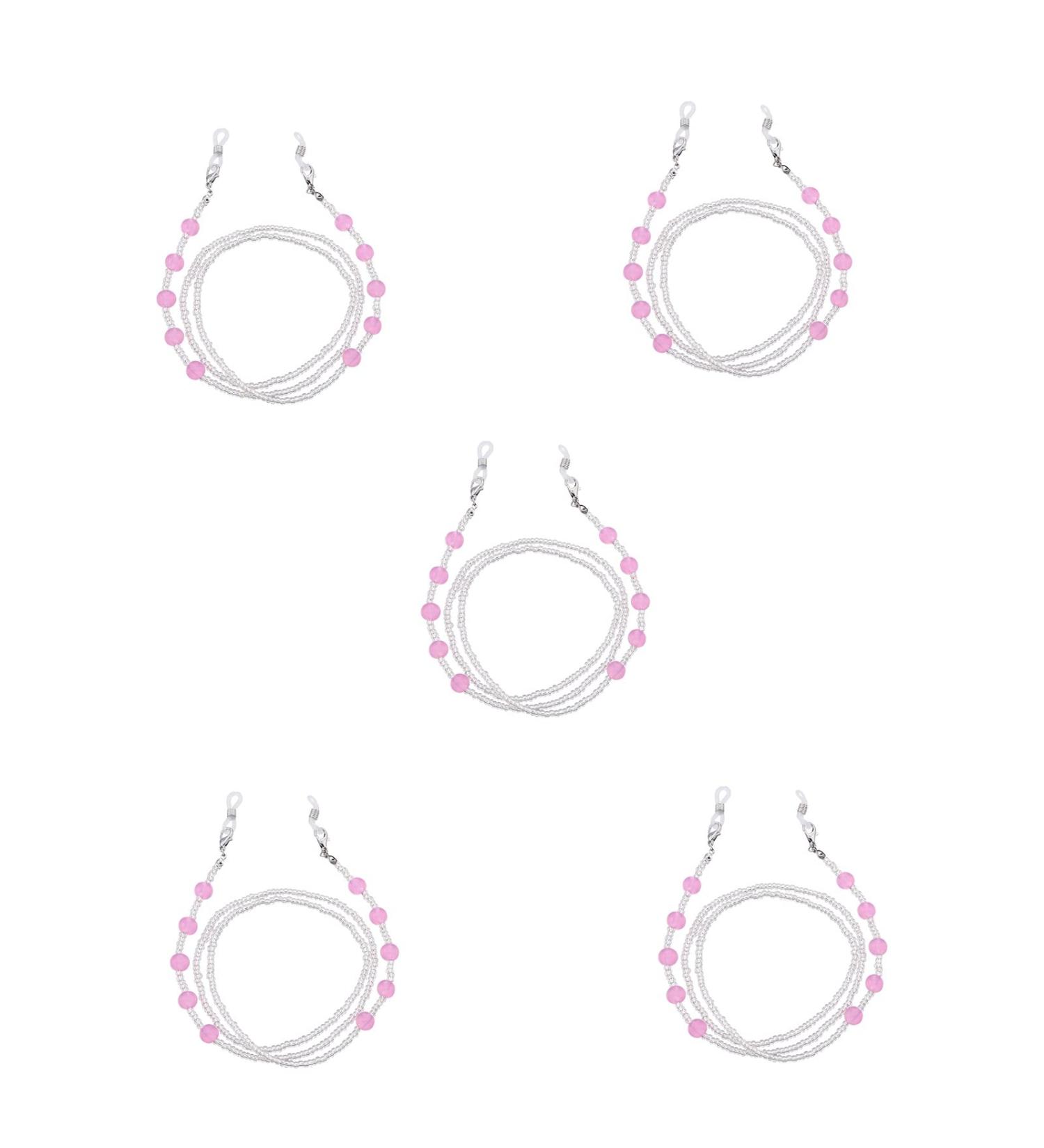 Buy SBTRKT 5-Piece Alloy Eye Chain Stylish & Durable Design for Sunglasses | Perfect for Elderly & Easy to Wear - International Shipping Available - Buy Online on GoSupps.com