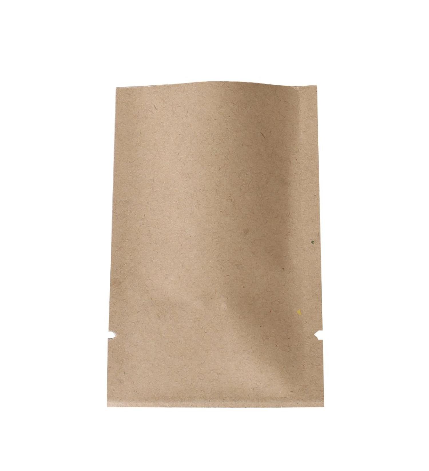 100 PCS Metallic Mylar Foil Open Top Sealable Bags (6x9cm) - 100x Kraft | QQ Studio - Buy Online on GoSupps.com