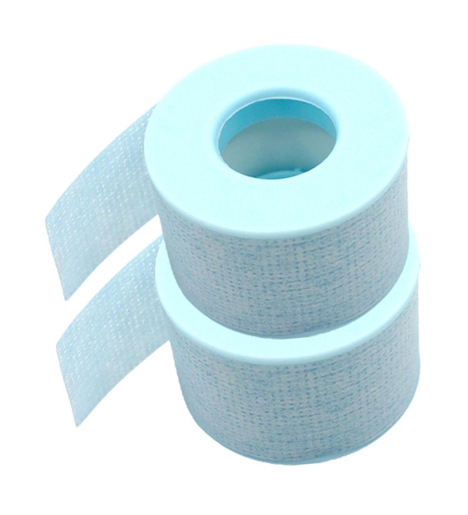 BRIGHTFUFU Eyelash Tape 2 Rolls Gel Band Breathable Tape Adhesive Fabric Lash Tape Lash Extensions Supplies DIY Eyelashes Extension Tape Extension Band Non-woven Fabric - Buy Online on GoSupps.com