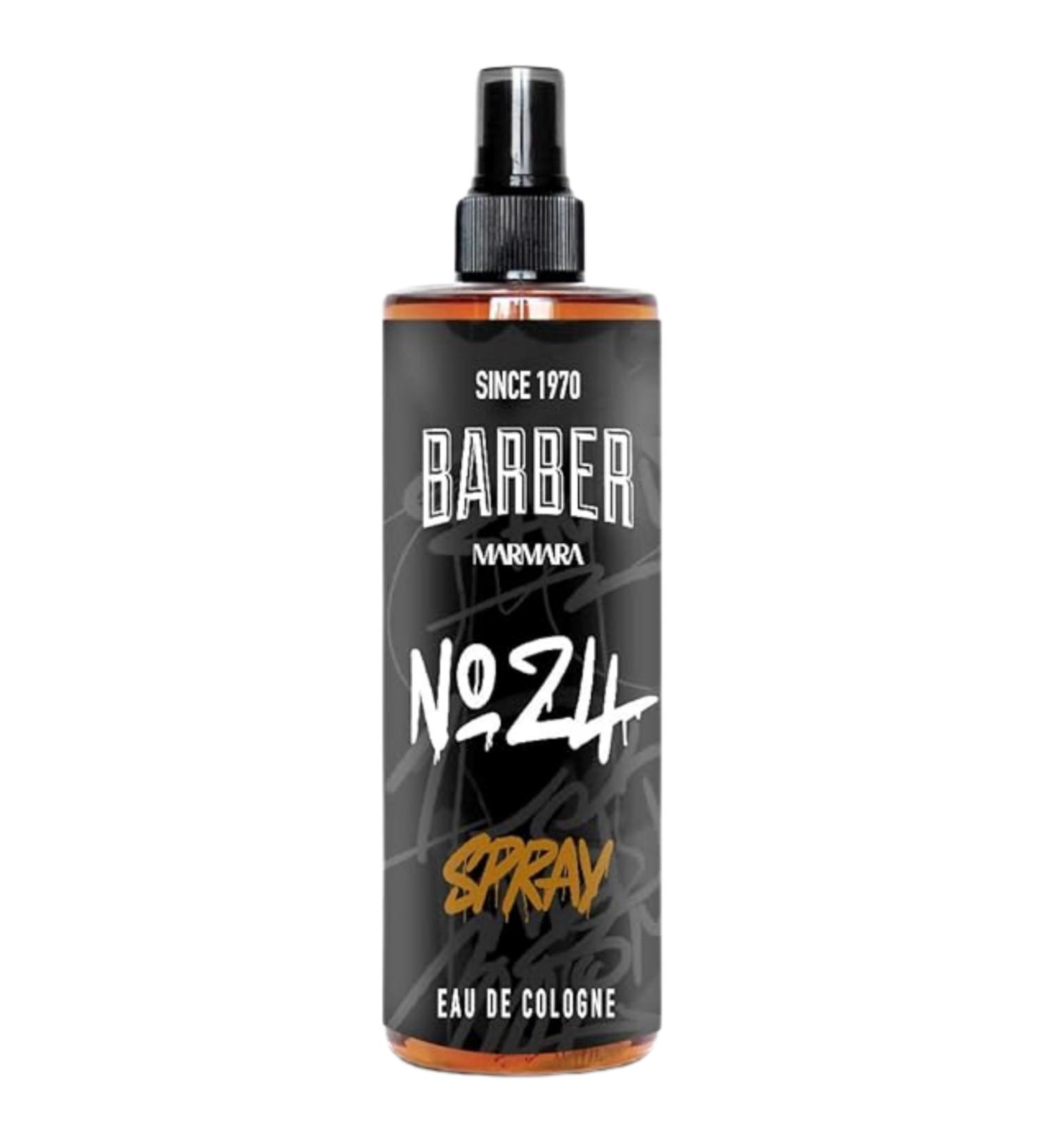 barber marmara Eau de Cologne Pump Spray Mens Graffiti After Shave Men's Fragrance Water Shaving Water Men Barber Men's Fragrances Body Spray Barbershop Travel Size (50 ml No24) 1.7 Fl Oz (Pack of 1) No24 - Buy Online on GoSupps.com