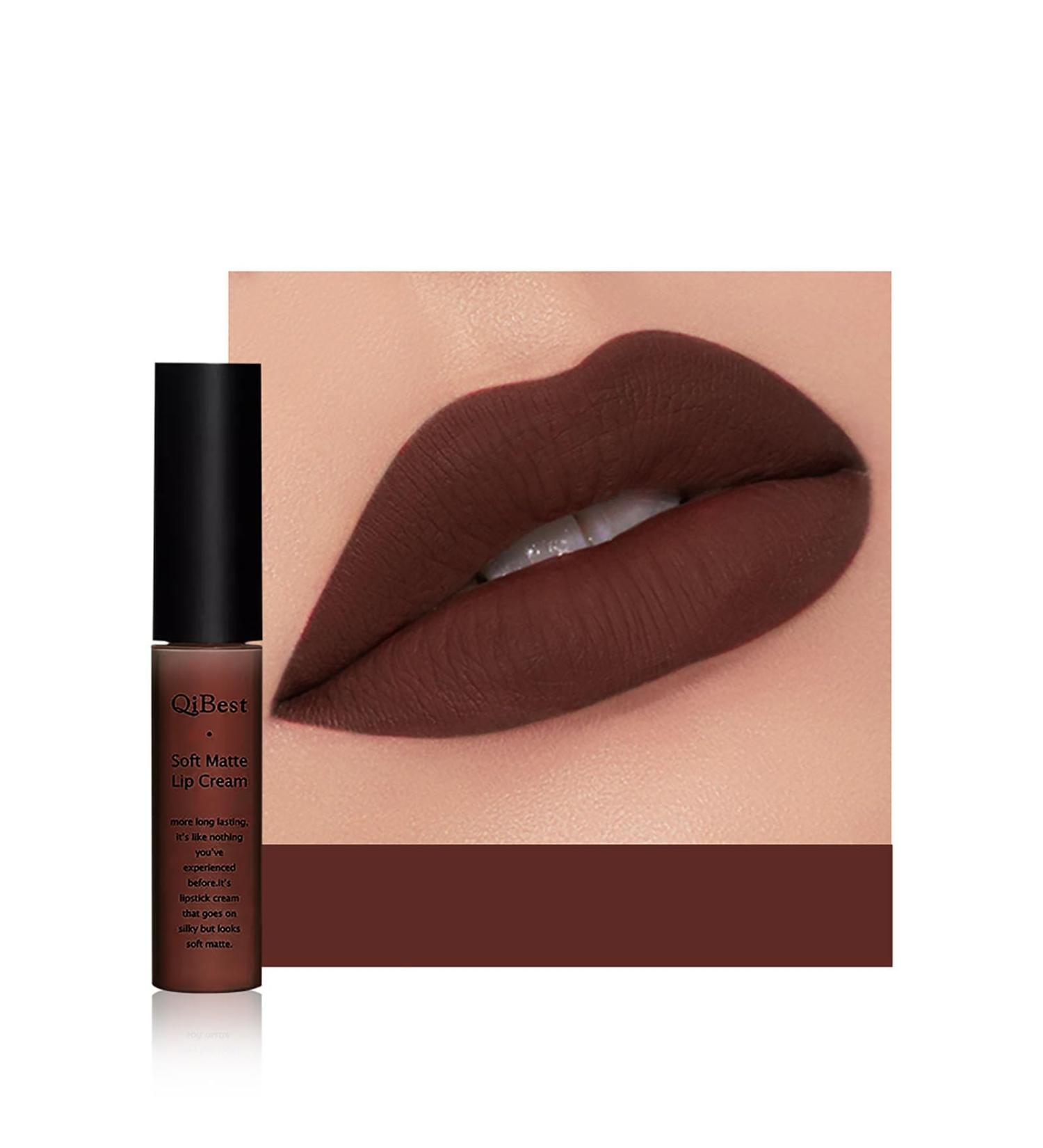 Many Velvet Matte Liquid Lipstick Makeup Long Lasting and Water Resistant Nonstick to Cup Lip Gloss Dark Brown 626 626 - Buy Online on GoSupps.com