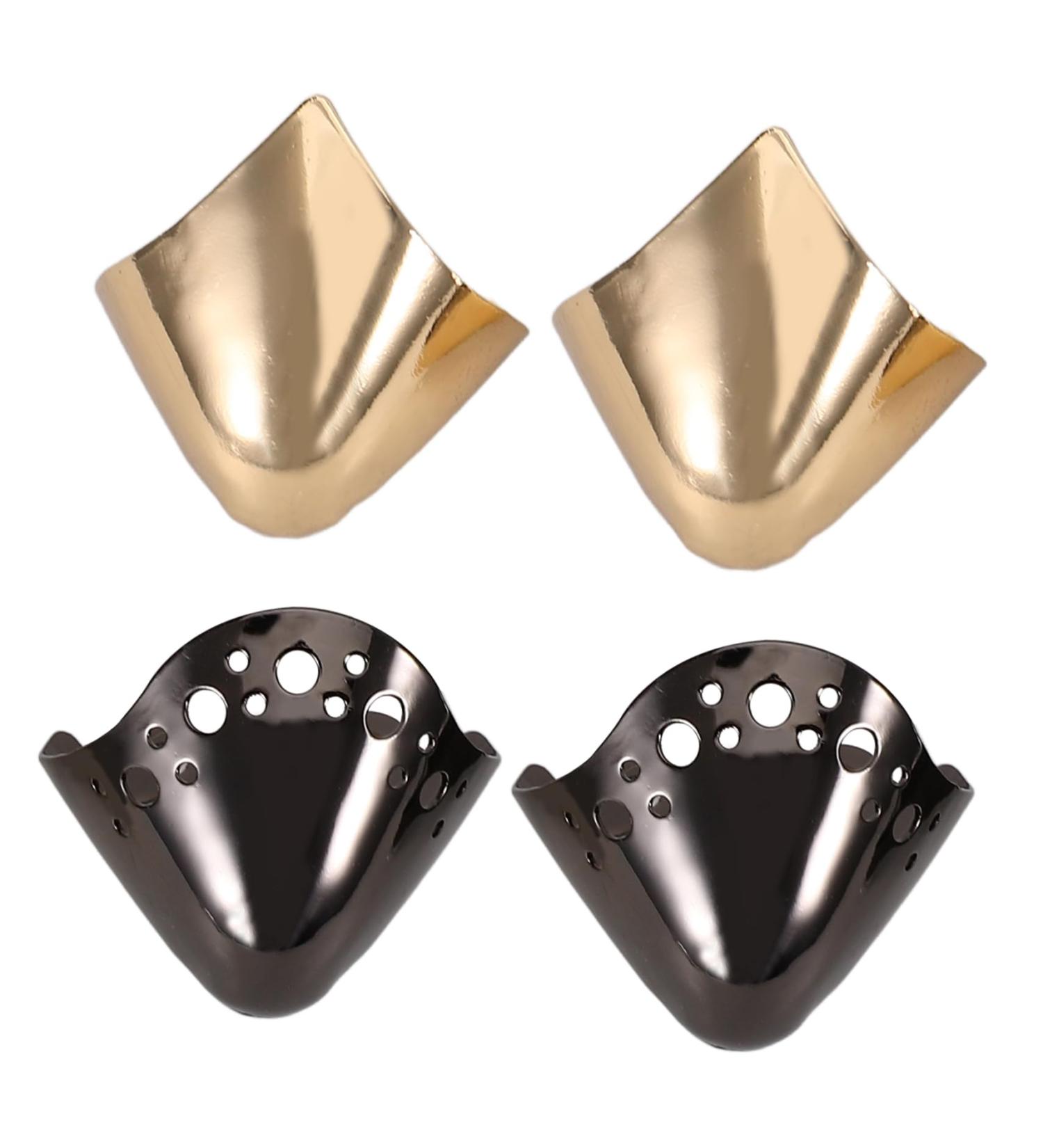 LIFKOME High Heel Shoe Protectors - 2 Pairs Metal Pointed Guards for Toe Caps & Shoe Repair Accessories - Buy Online on GoSupps.com