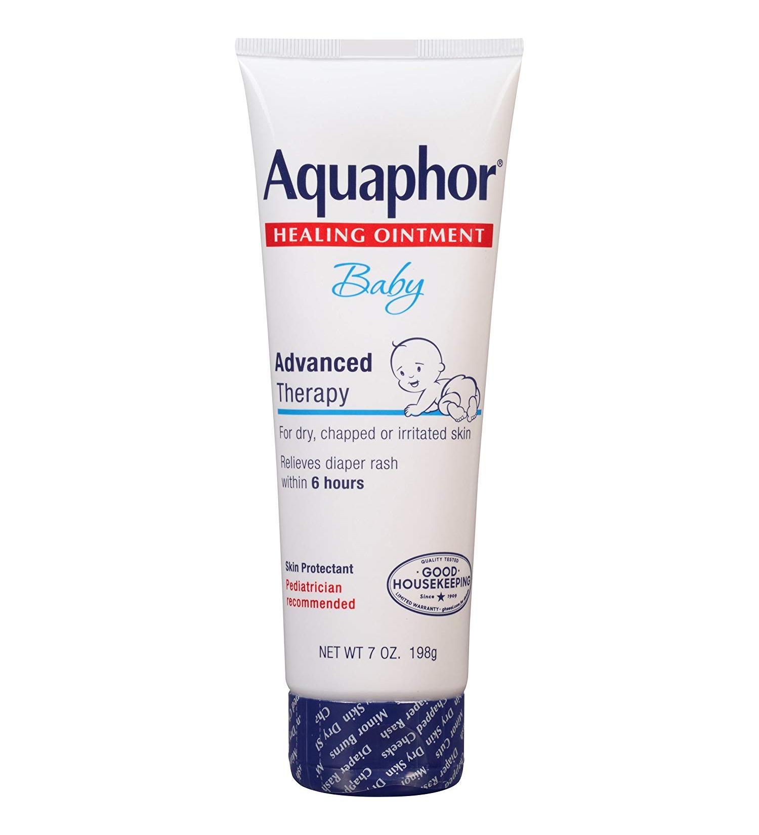 Aquaphor Baby Healing Ointment Advanced Therapy 7 Ounce Tube (207ml) (3 Pack)