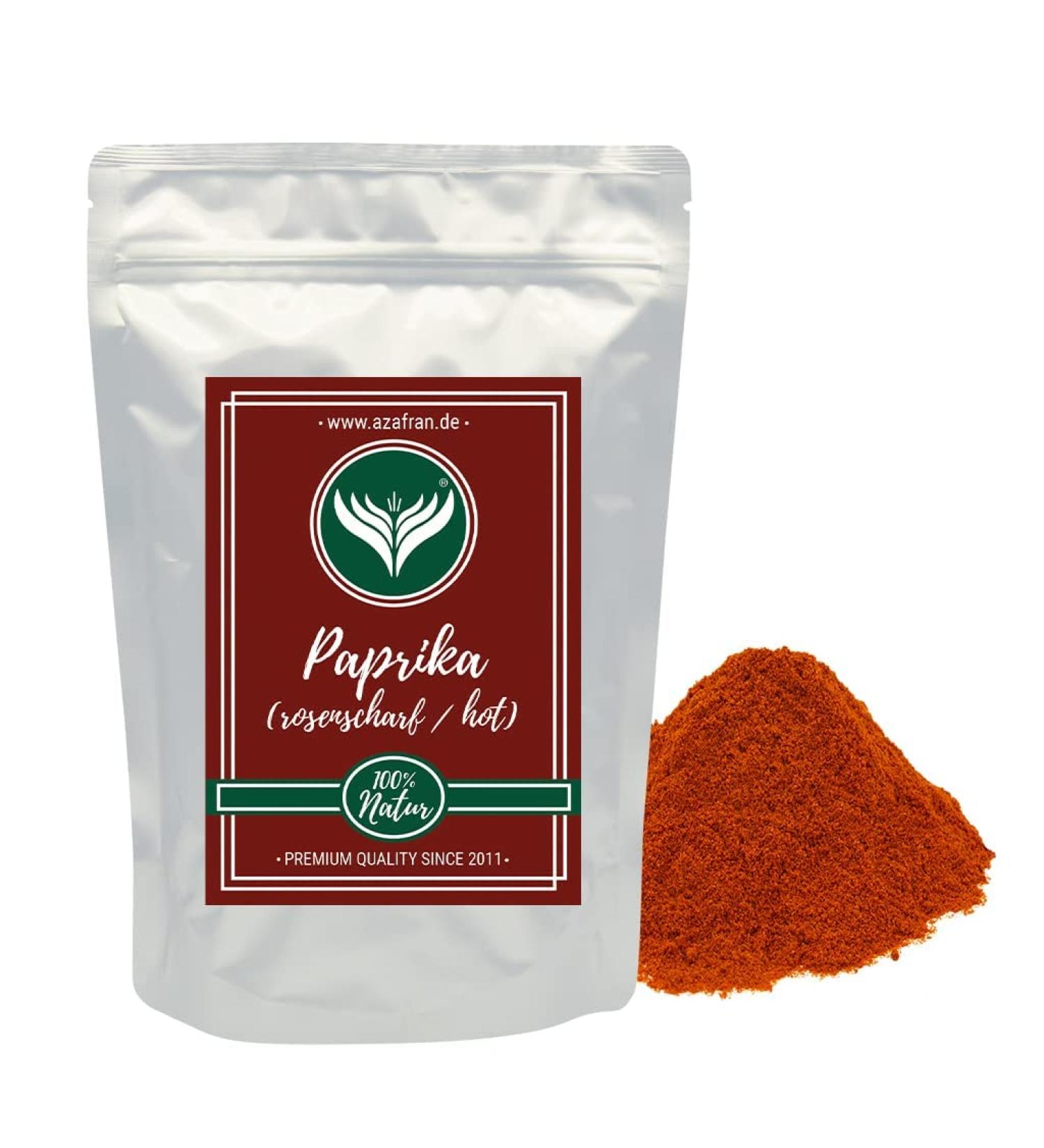 Buy Azafran Hot Paprika Powder 500g - Authentic Hungarian Rose Hot Spice for International Shipping - Buy Online on GoSupps.com