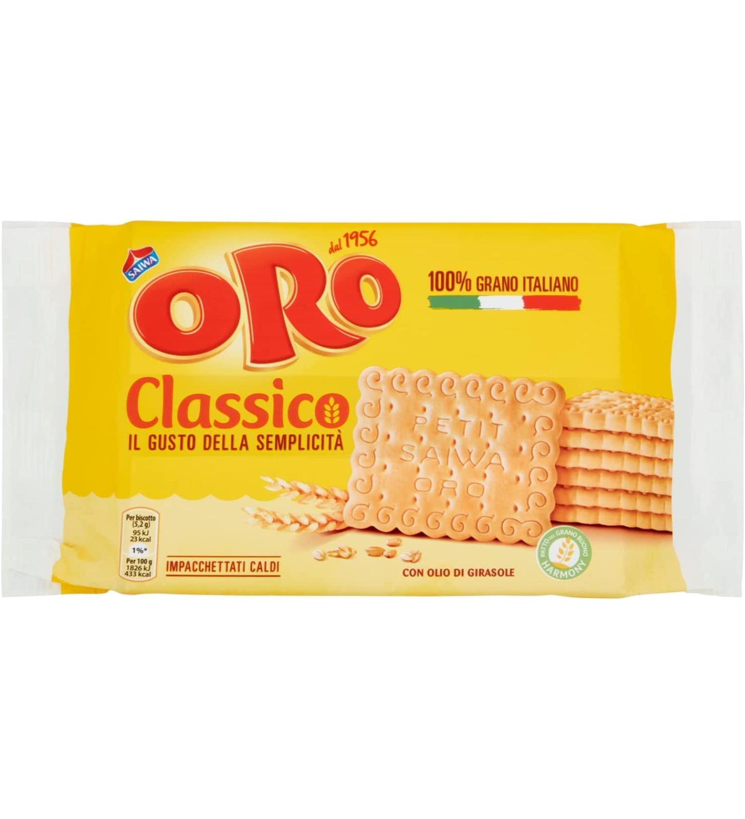  ORO SAIWA Oro Saiwa Classico Classic Italian Biscuits 250 g (3 Pieces) - Buy Online on GoSupps.com