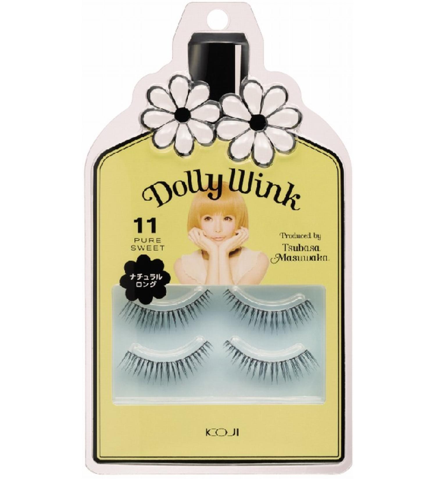 Koji Dolly Wink #11 Pure Sweet False Eyelashes - 2 Pairs for Effortless Glam - Buy Online on GoSupps.com