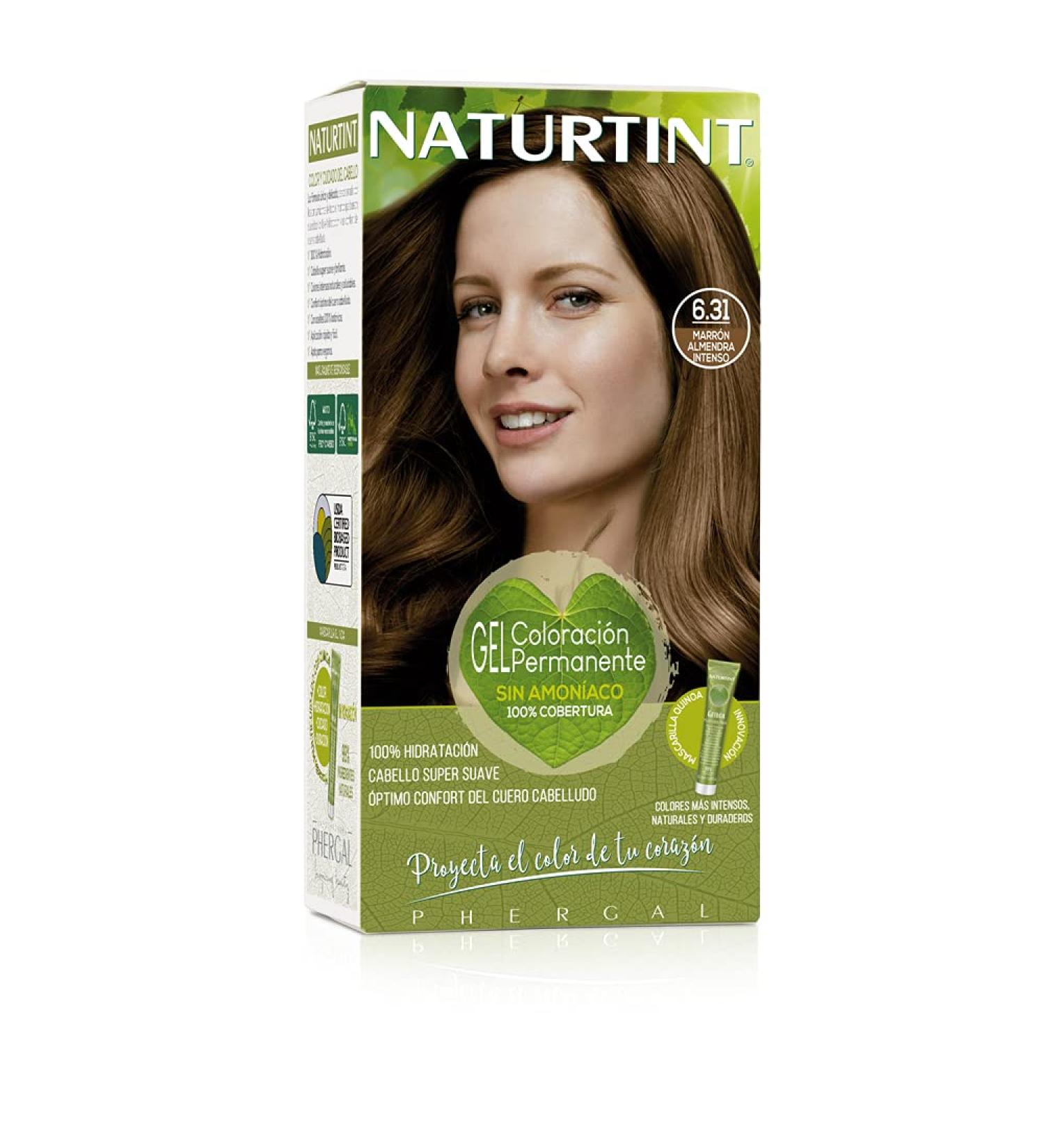 Natureint 6.31 Intensive Almond Brown Hair Color - Ammonia-Free 100% Gray Coverage Natural & Long-Lasting - 1 Pack - Buy Online on GoSupps.com
