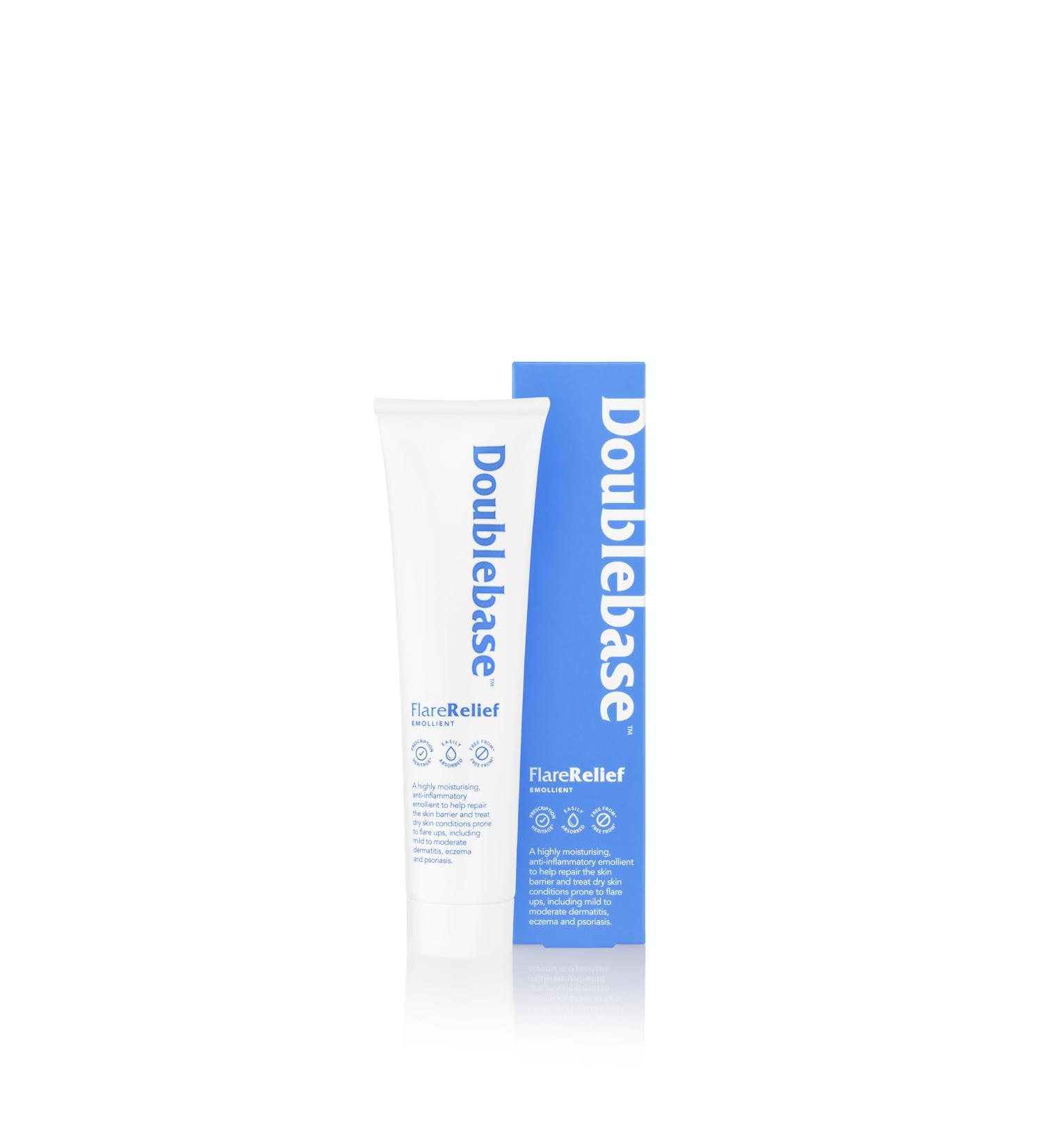 Doublebase Flare Relief Emollient 100g Tube - Treatment for Dry Skin, Eczema, Psoriasis, Dermatitis - Buy Online on GoSupps.com