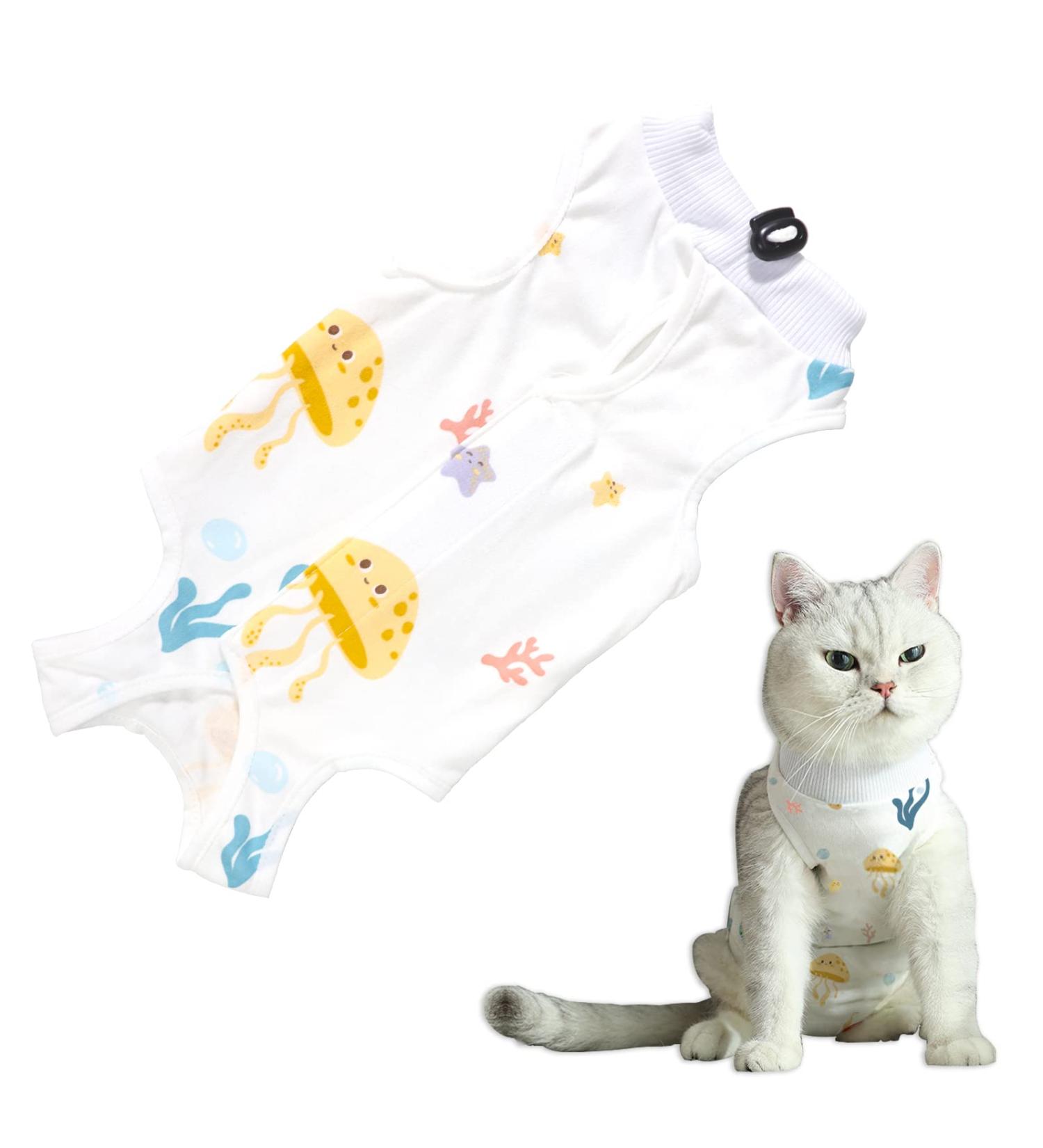 Clrybo Katzenbody - Professional Recovery Suit for Cats & Dogs | Anti-Trim Post-Op Clothing for Belly Wounds & Skin Diseases | Ocean M - Buy Online on GoSupps.com