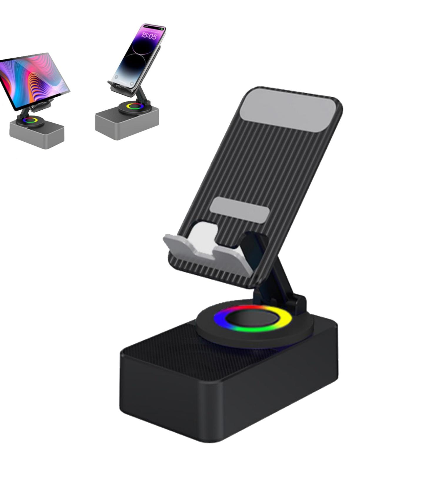 Bluetooth Audio Power Bank Bracket 3 in 1 Bluetooth Audio Power Phone Holder Foldable Cellphone Stand with Bluetooth Speaker and Power Bank 3-in-1 Foldable Cell Phone Stand (Black) - Buy Online on GoSupps.com