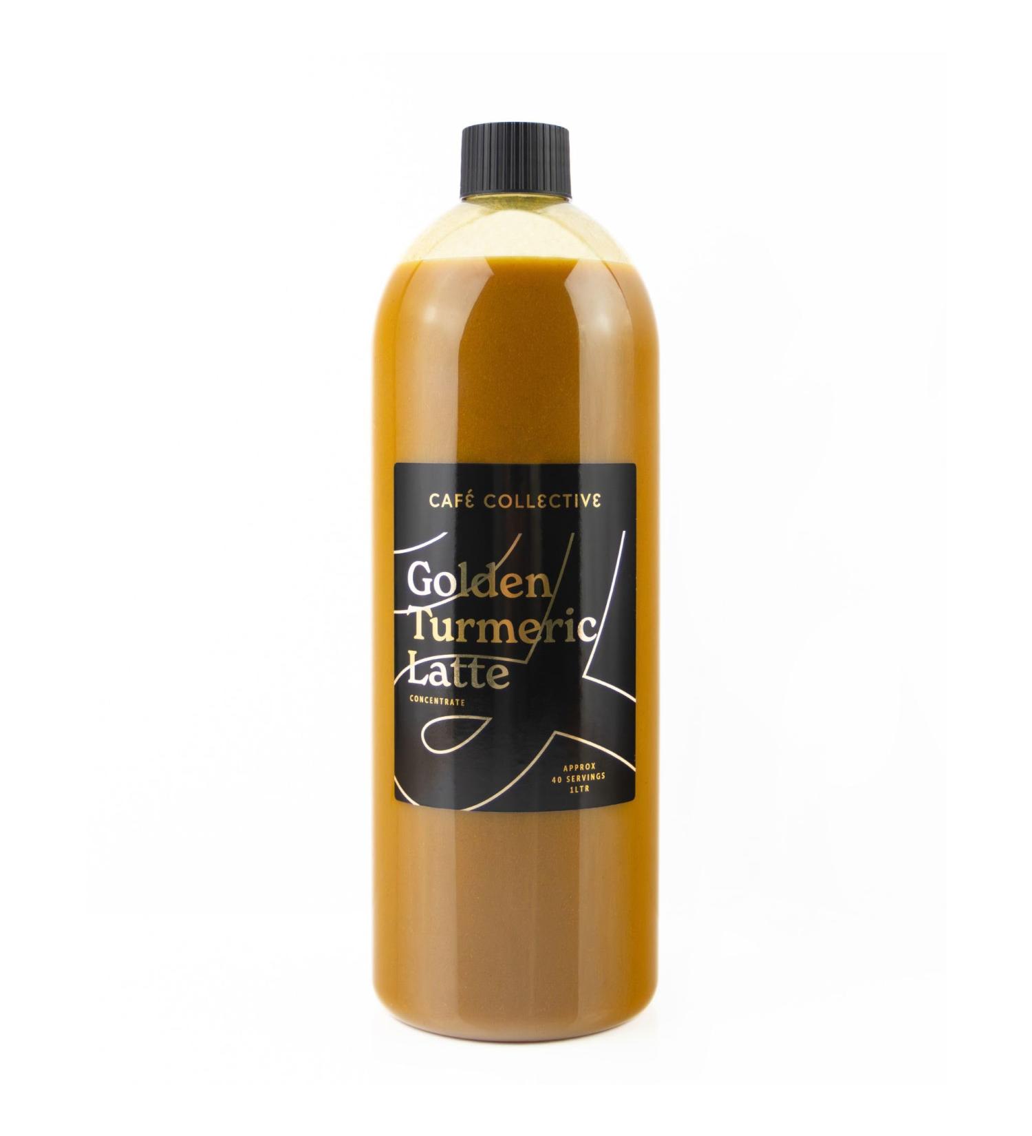 Cafe Collective Turmeric Golden Milk Latte Concentrate 1000ML - All-Natural Vegan-Friendly with Black Pepper Activation - Buy Online on GoSupps.com