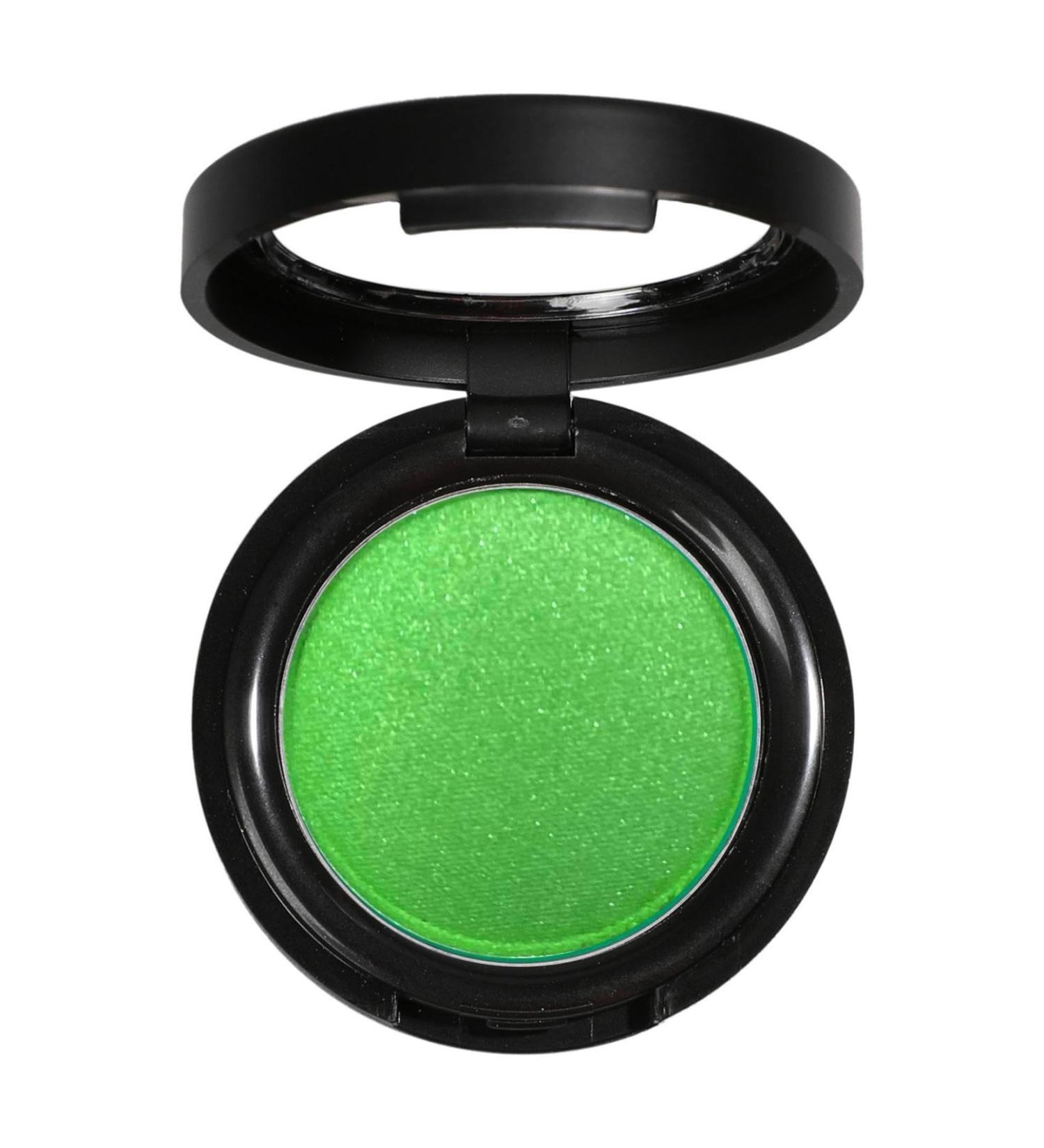 Rubu22a Eyeshadow Palette with Mirror Long Matte Solid Color Black White Blue Yellow Green Purple Yellow Solid Green