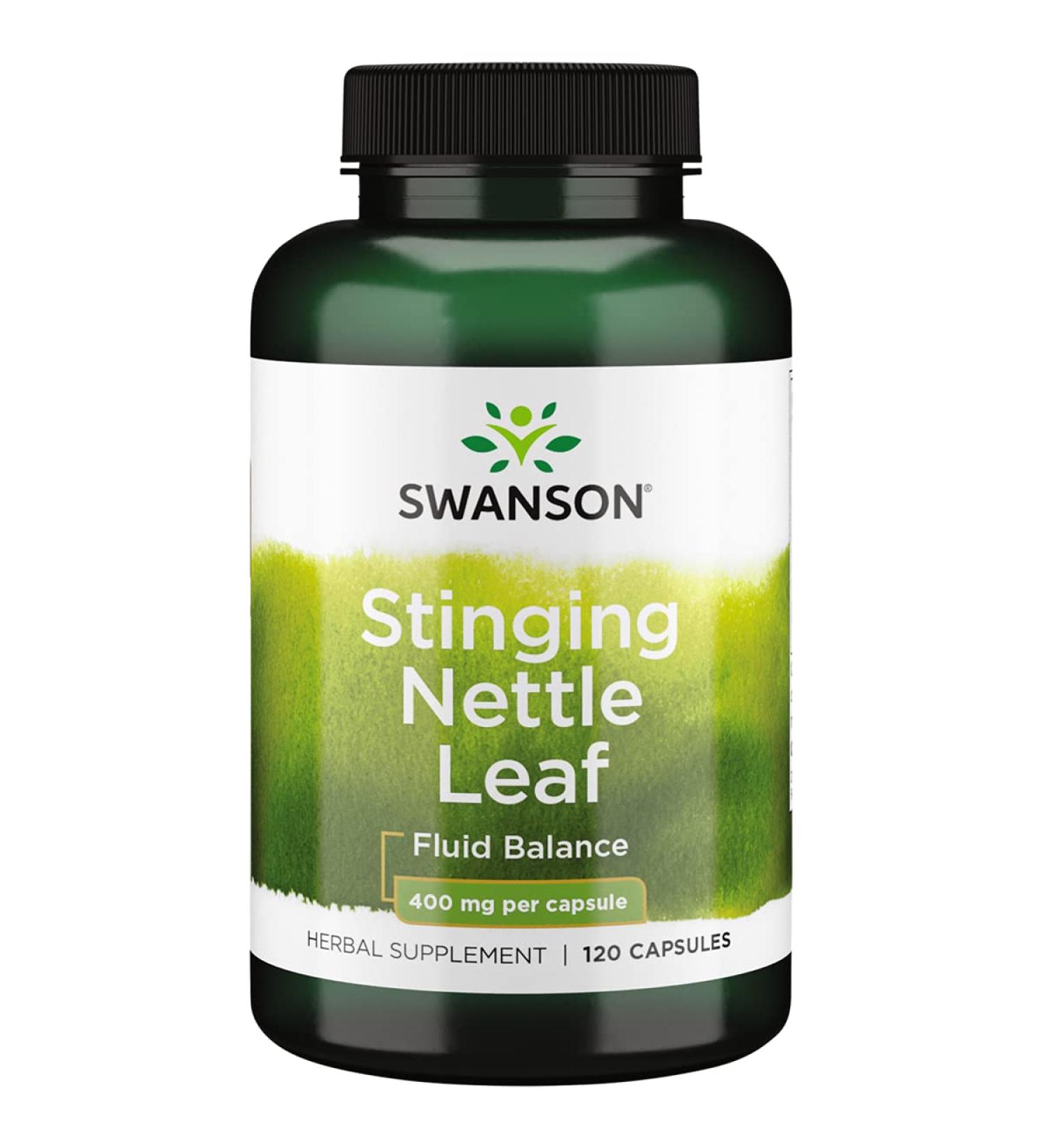 Swanson Stinging Nettle Leaf 400mg 120 Capsules - Urinary Tract & Respiratory Health, Prostate Support, Men's Health Herbal Supplement - Buy Online on GoSupps.com