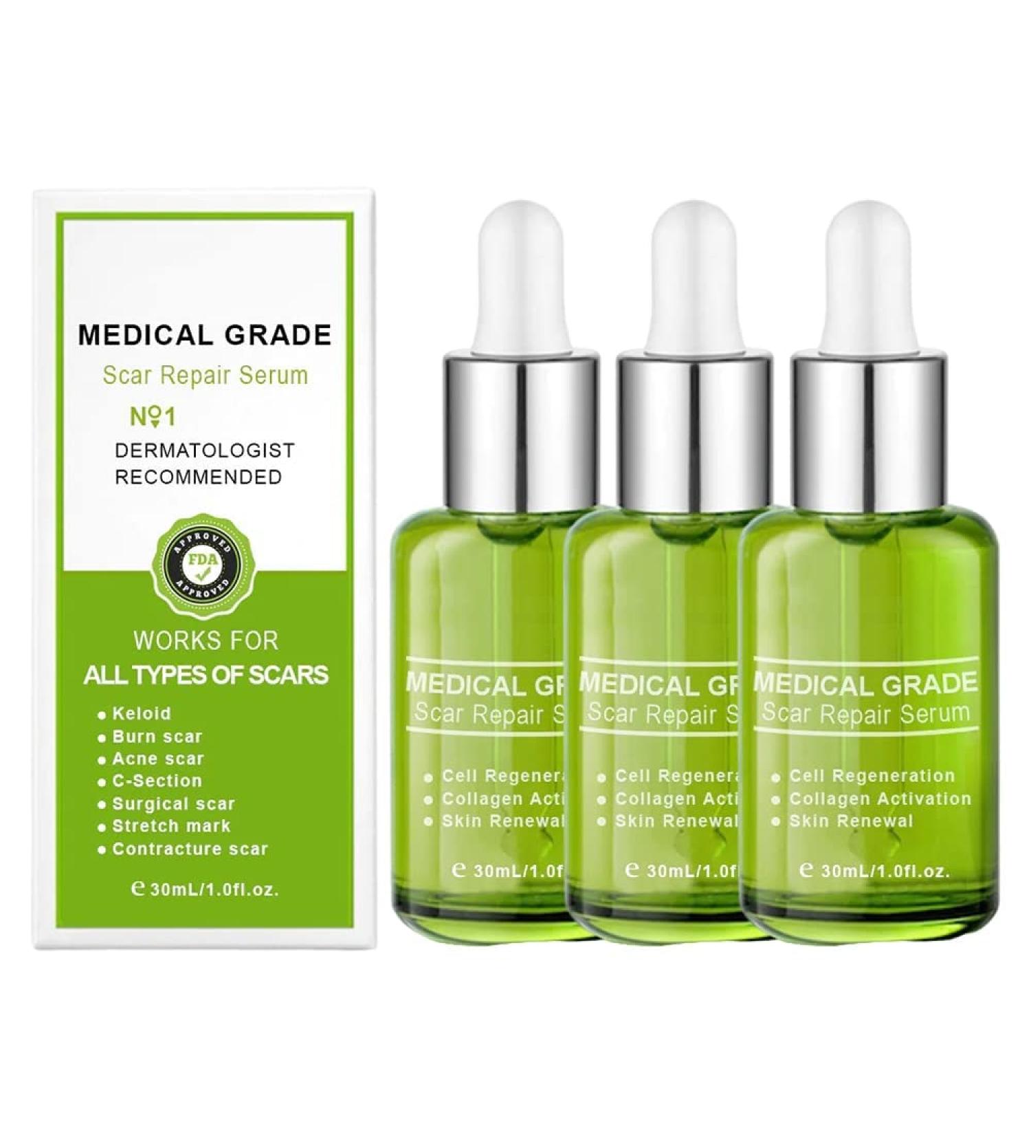 Goopgen Advanced Scar Repair Serum 30ml - Medical Grade Treatment for All Types of Scars (3PCS) - Buy Online on GoSupps.com