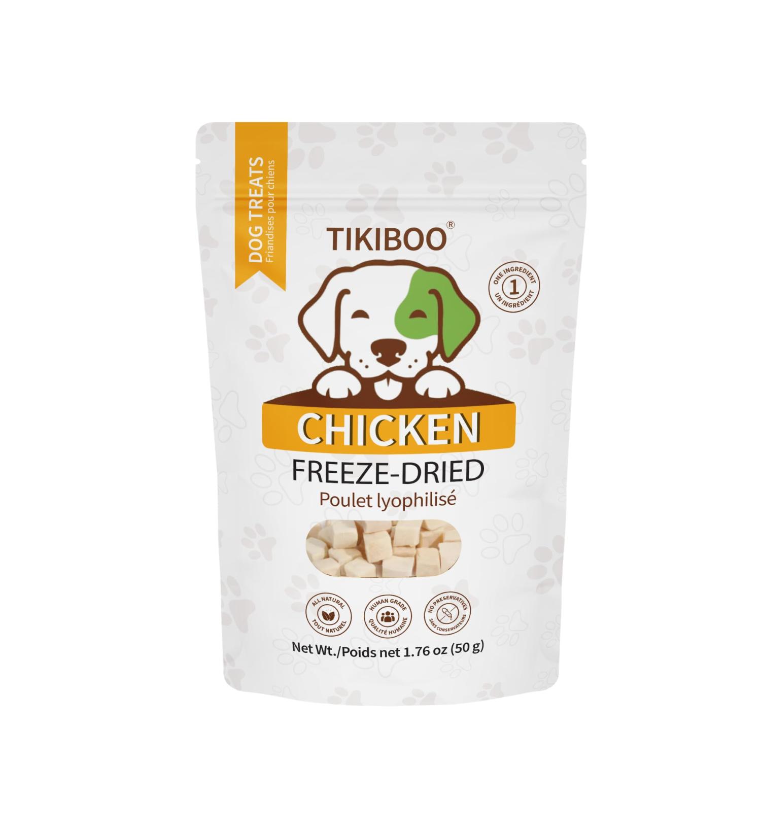 Chicken Freeze Dried Dog Treat Training Topper All Natural 1 Ingredient 50 gram - Buy Online on GoSupps.com