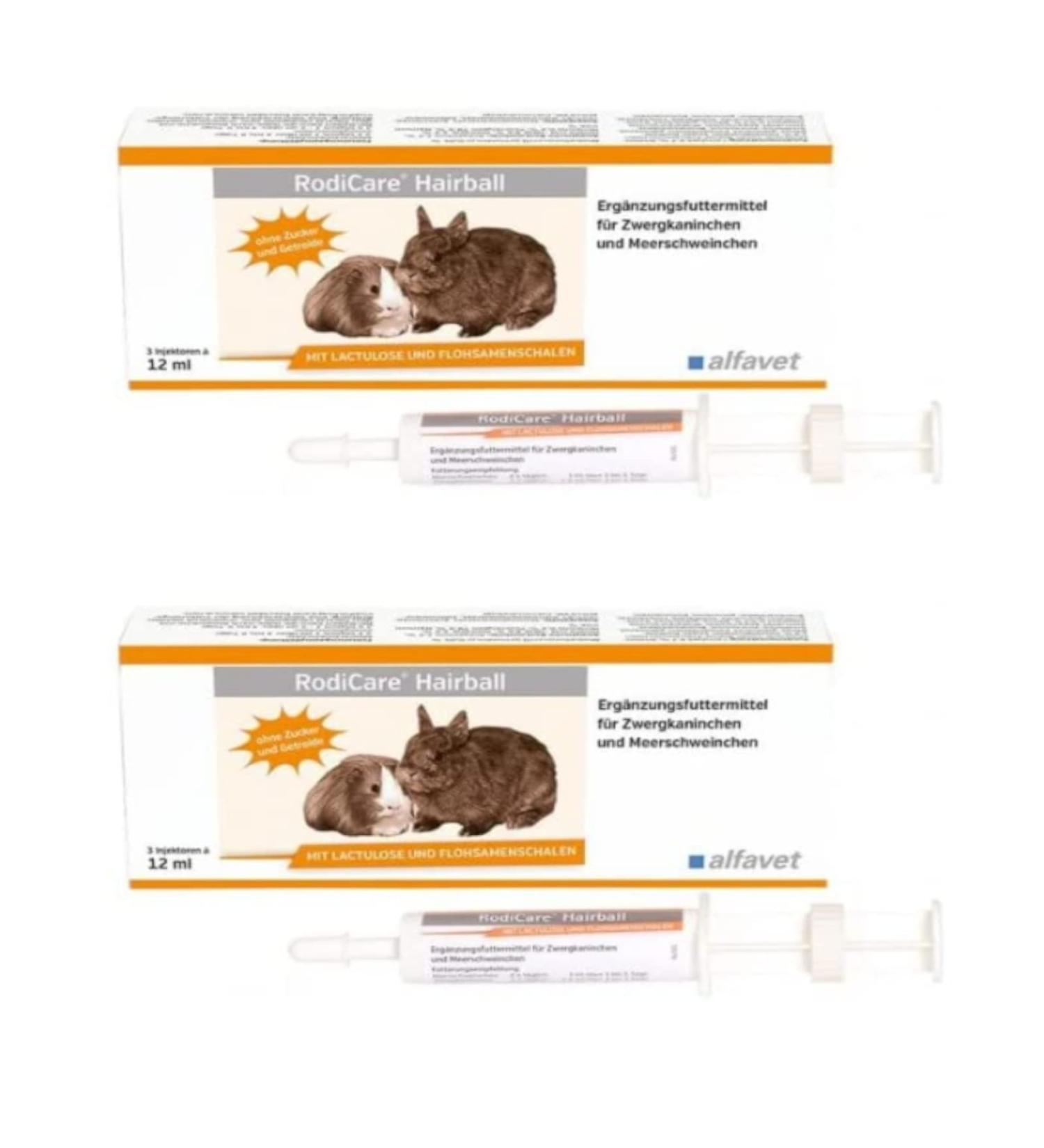 Alfavet RodiCare Hairball - Double pack - 2 x 3 x 12ml