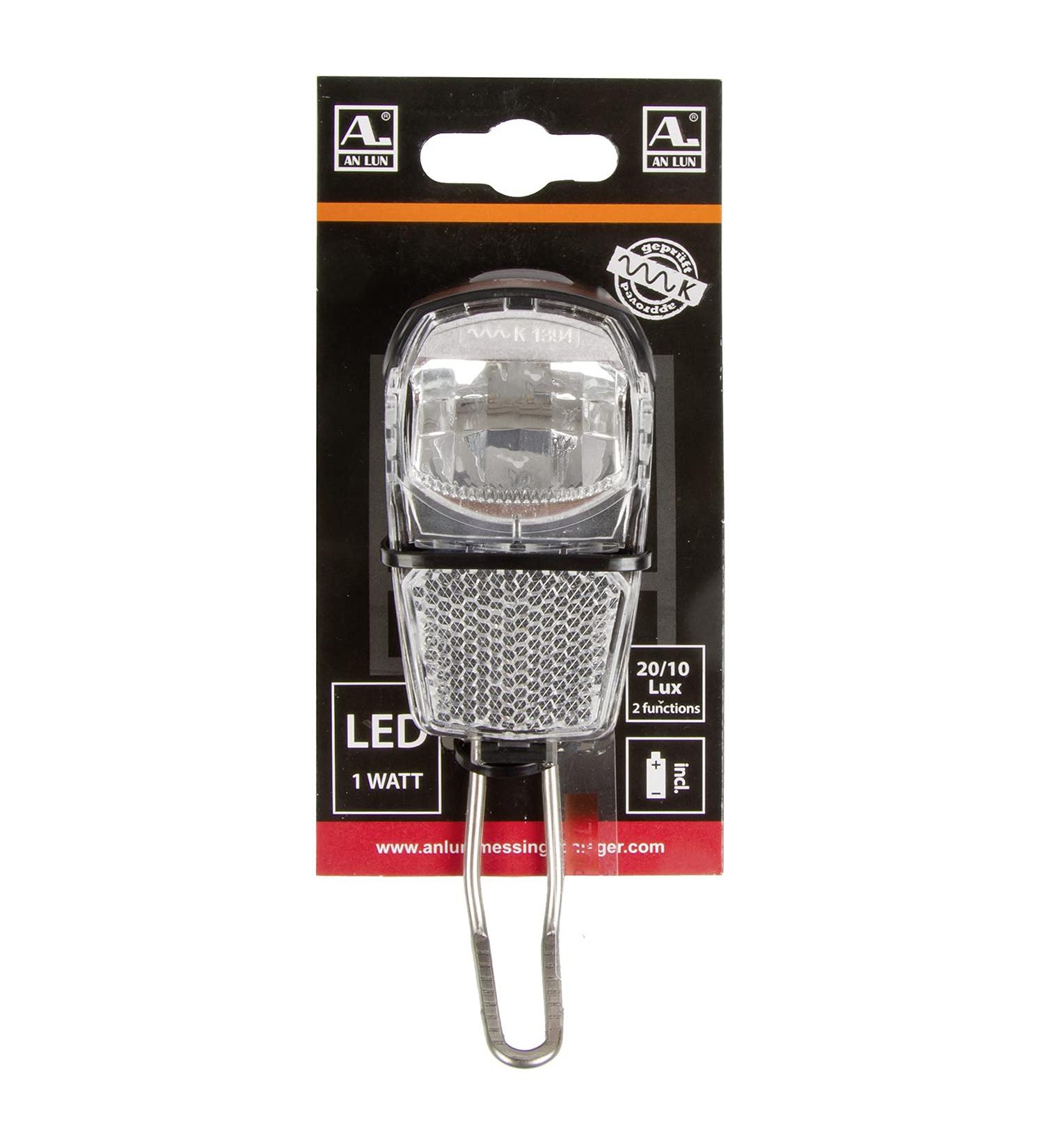 Anlun Unisex-Adult LED Headlight Black One Size