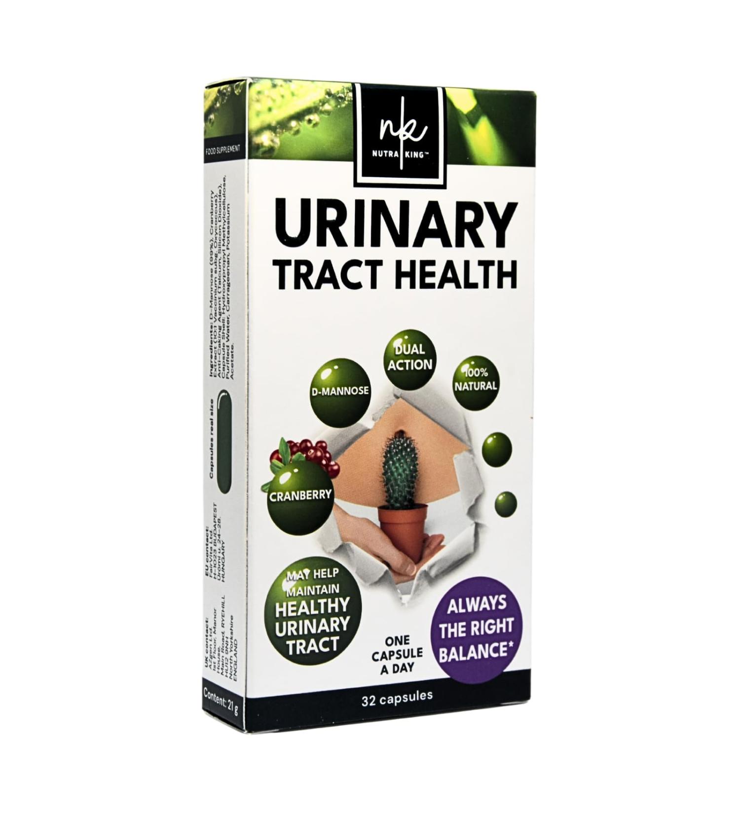Nutra King Cranberry Tablets - 32 Day Supply for UTIs - Women's Daily Urinary Tract Supplement with Cranberry & D-Mannose - Buy Online on GoSupps.com
