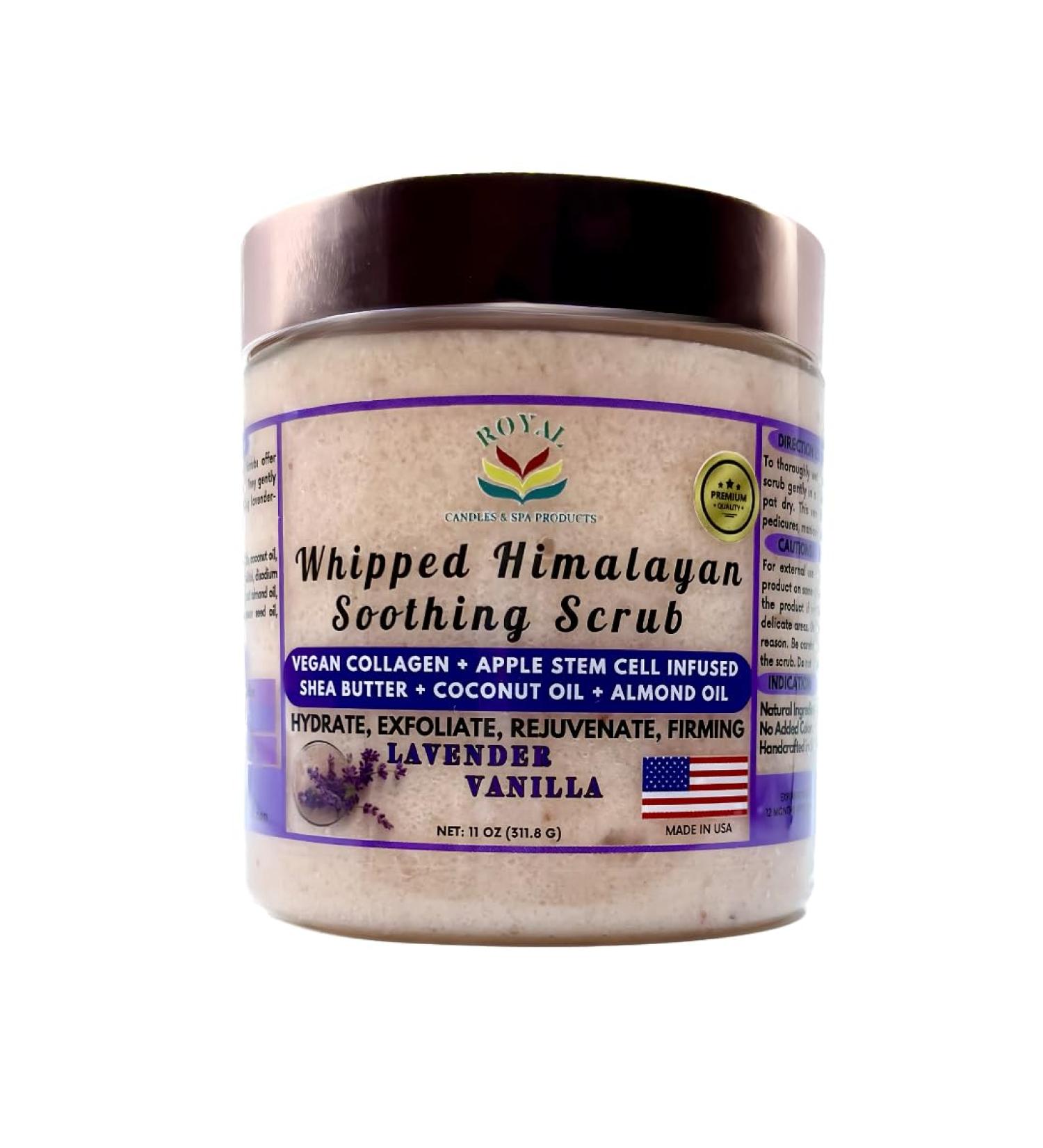 Himalayan Soothing Scrub 11 oz. - Lavender Vanilla Scent - Buy Online on GoSupps.com